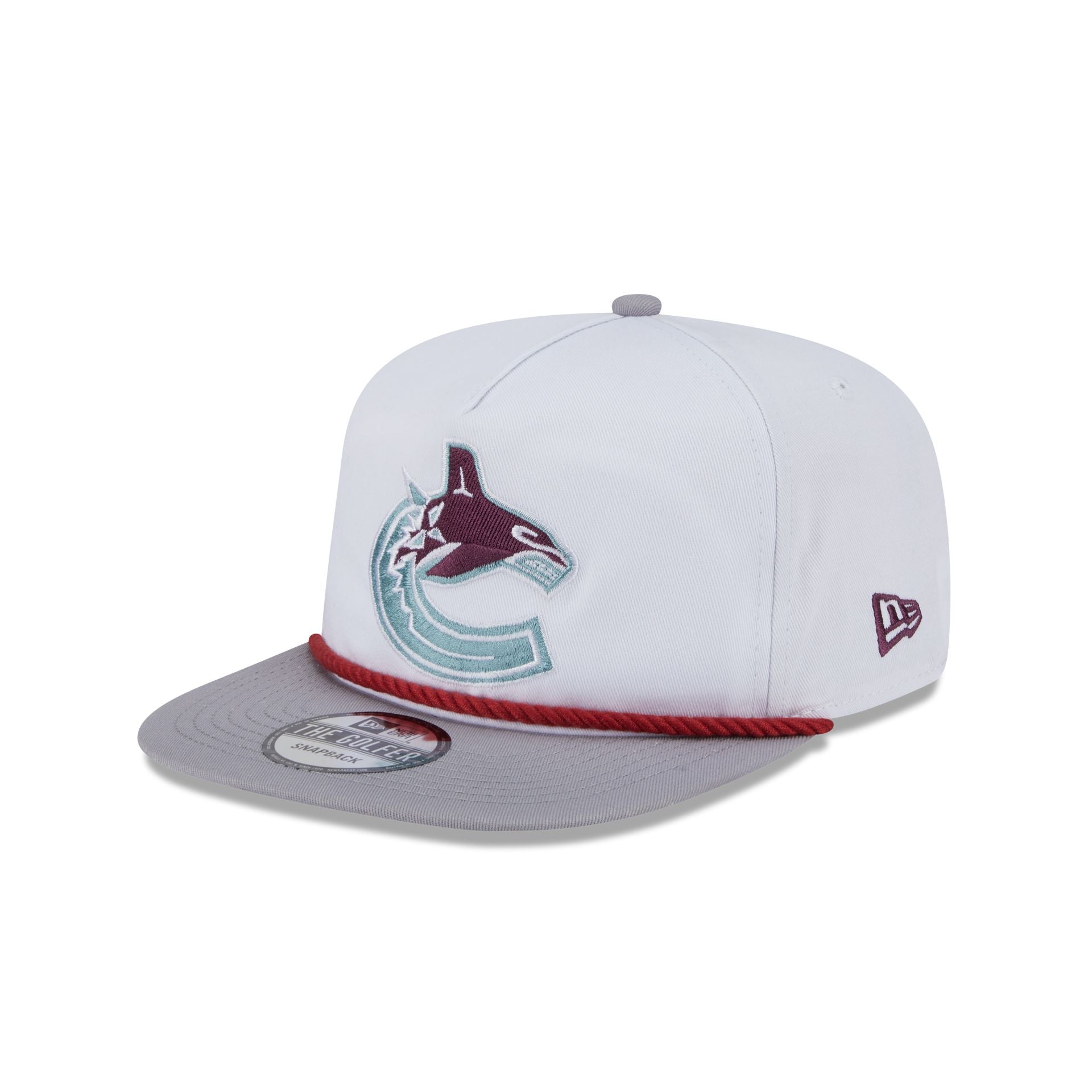 Vancouver Canucks Optic White Golfer Hat - Image 3