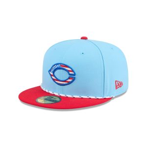 Cincinnati Reds Independence Day 2025 59FIFTY Fitted Hat