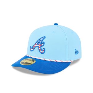 Atlanta Braves Independence Day 2025 Low Profile 59FIFTY Fitted Hat