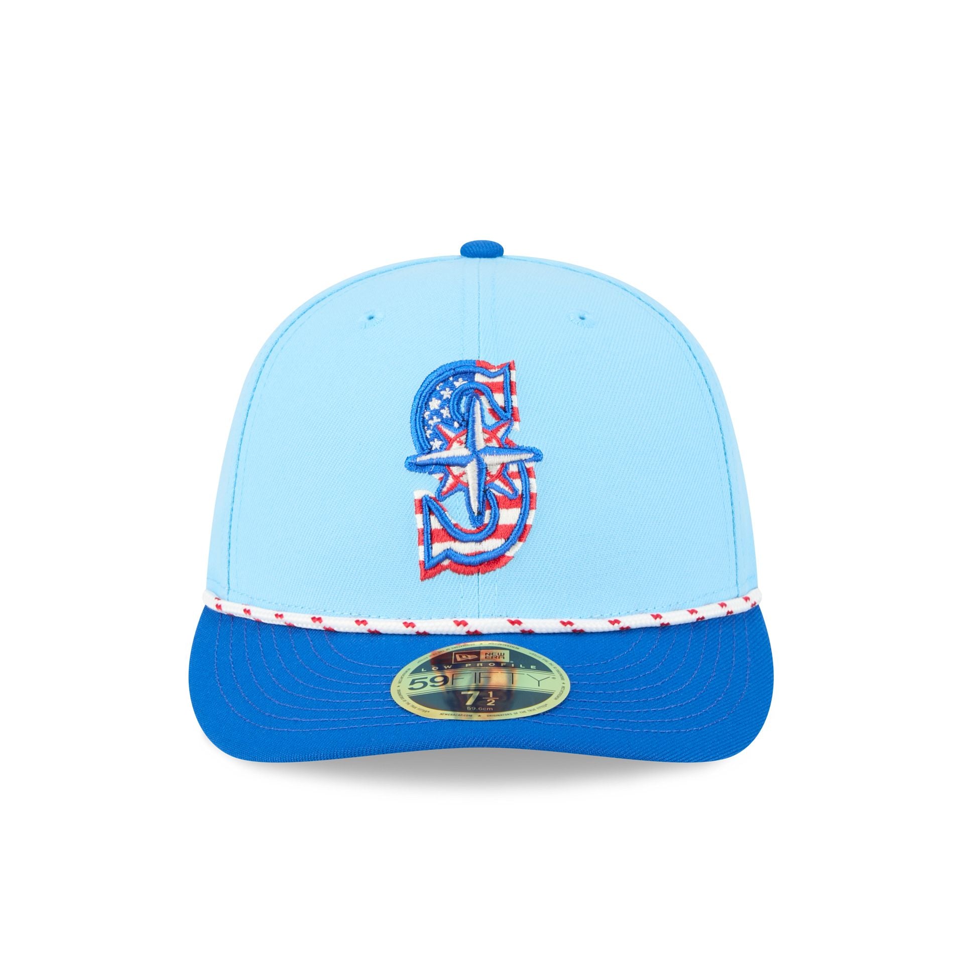Seattle Mariners Independence Day 2025 Low Profile 59FIFTY Fitted Hat - Image 2