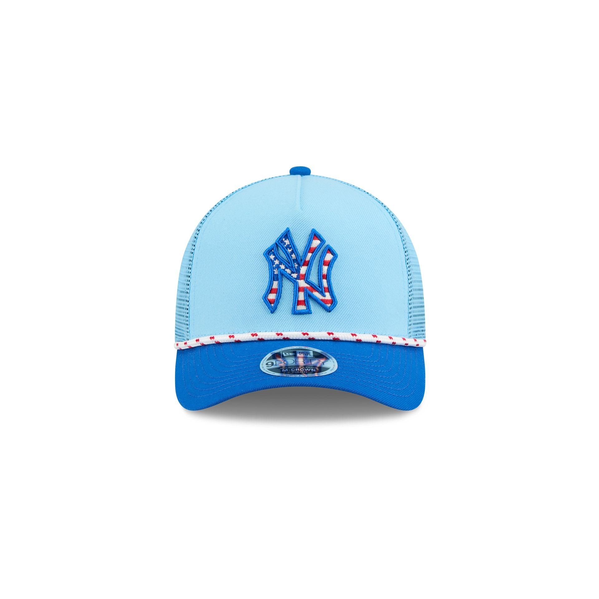 New York Yankees Independence Day 2025 Kids 9FORTY M-Crown A-Frame Trucker Hat - Image 2