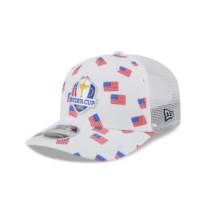 2025 Ryder Cup Flag Pattern 9SEVENTY Trucker Hat