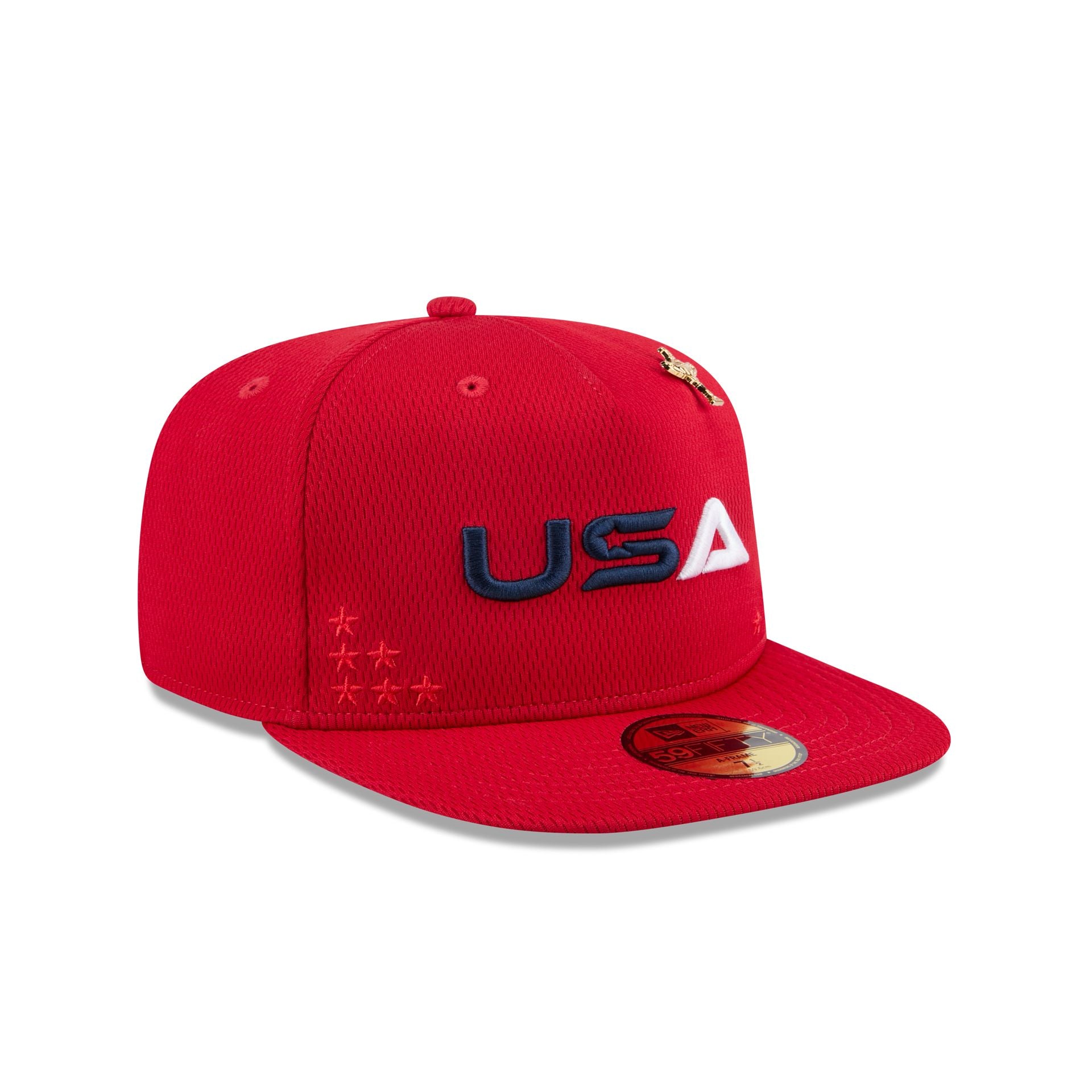 2025 Ryder Cup Team USA Red 59FIFTY A-Frame Fitted Hat - Image 3