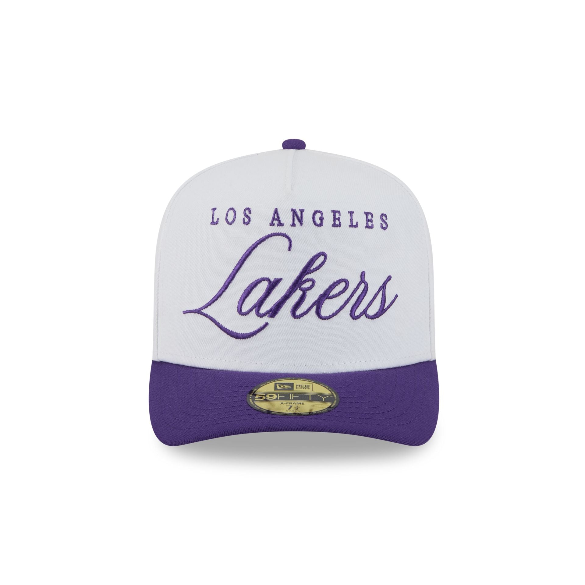 Los Angeles Lakers 2025 Draft 59FIFTY A-Frame Fitted Hat - Image 2