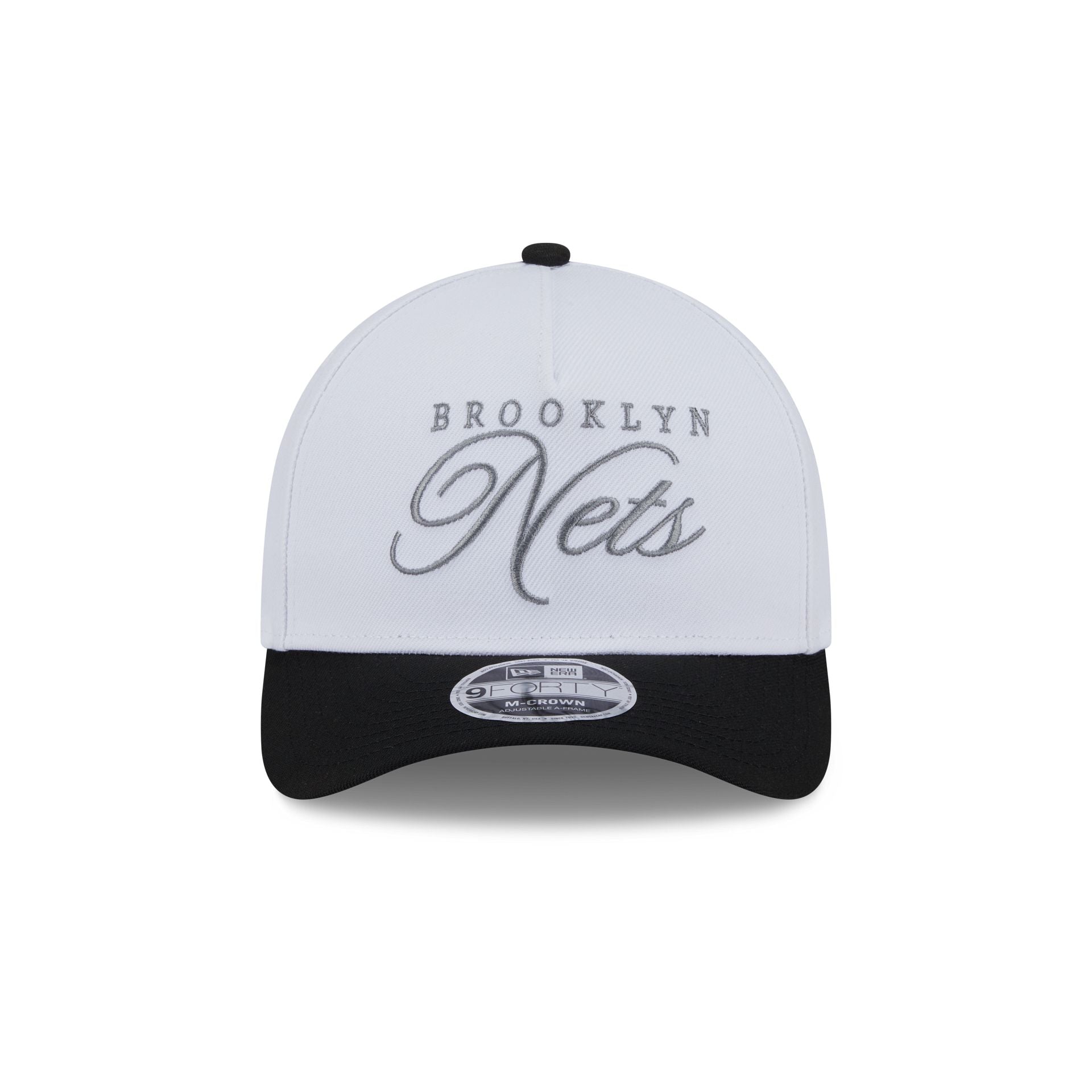 Brooklyn Nets 2025 Draft 9FORTY M-Crown A-Frame Snapback Hat - Image 2