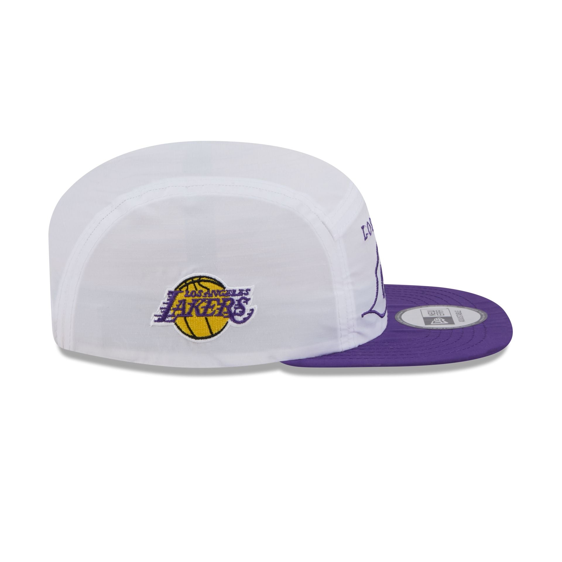 Los Angeles Lakers 2025 Draft Camper Strapback Hat - Image 4
