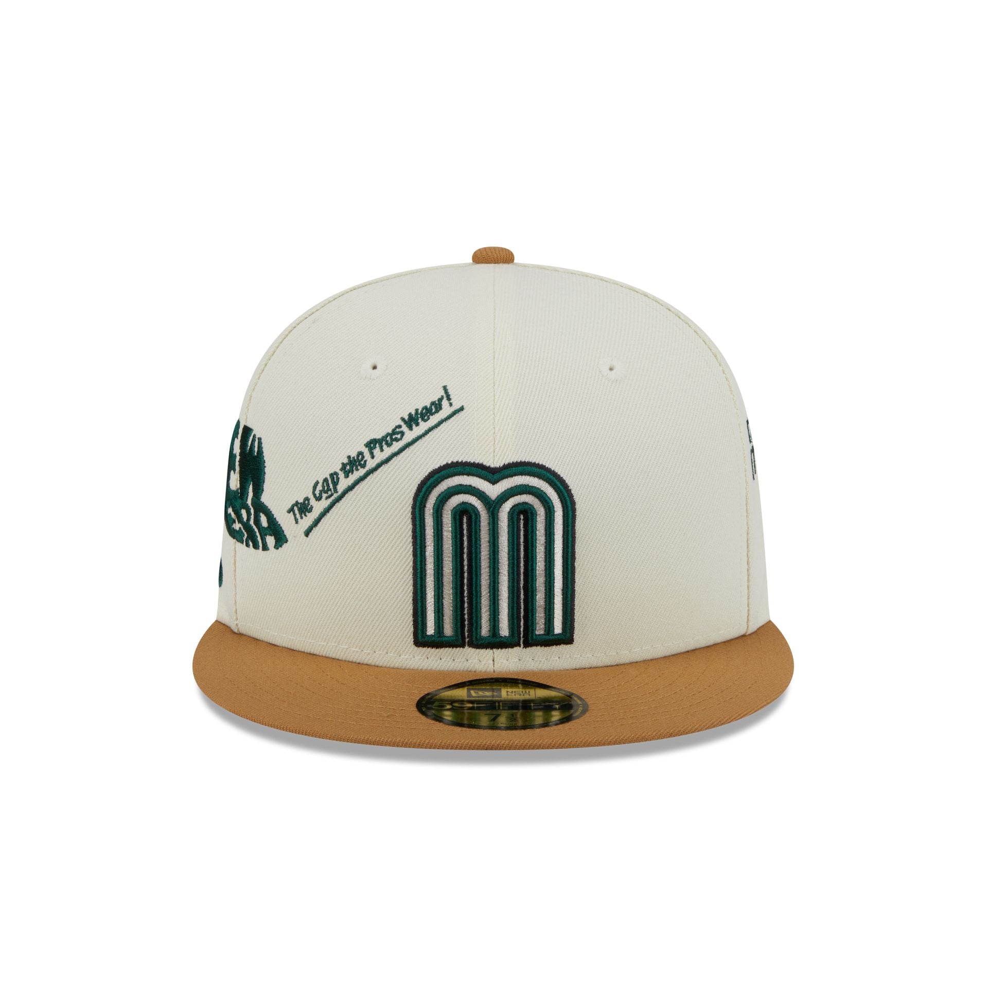 Mexico Baseball New Era Anniversary Logos White 59FIFTY Fitted Hat - Image 2