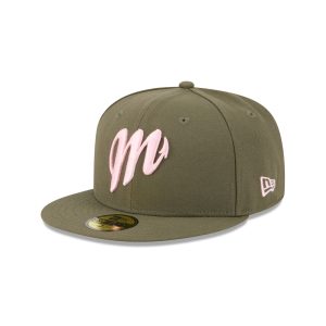 Diablos Rojos del México Olive 59FIFTY Fitted Hat
