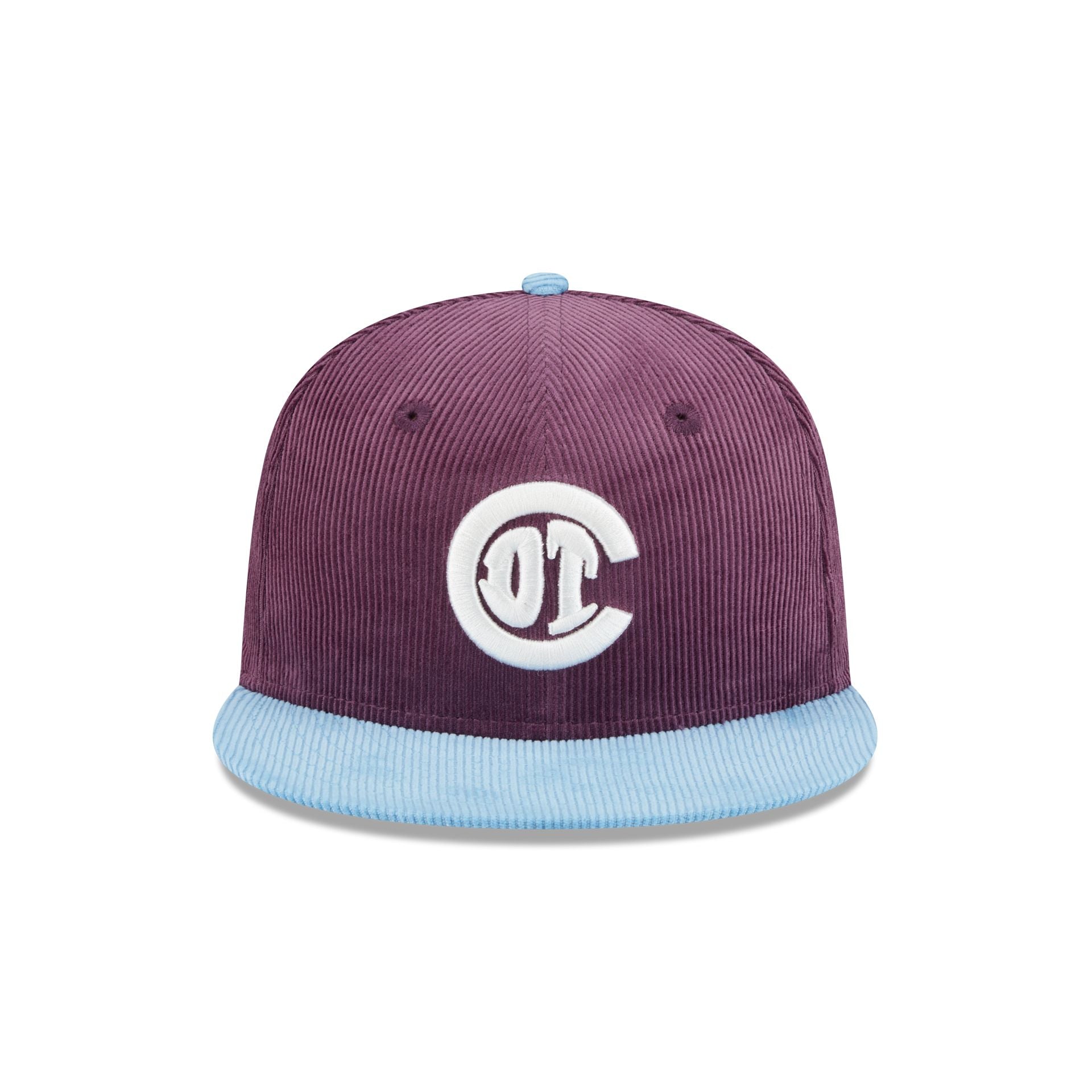 Deportivo Toluca FC Plum Corduroy 59FIFTY Fitted Hat - Image 2