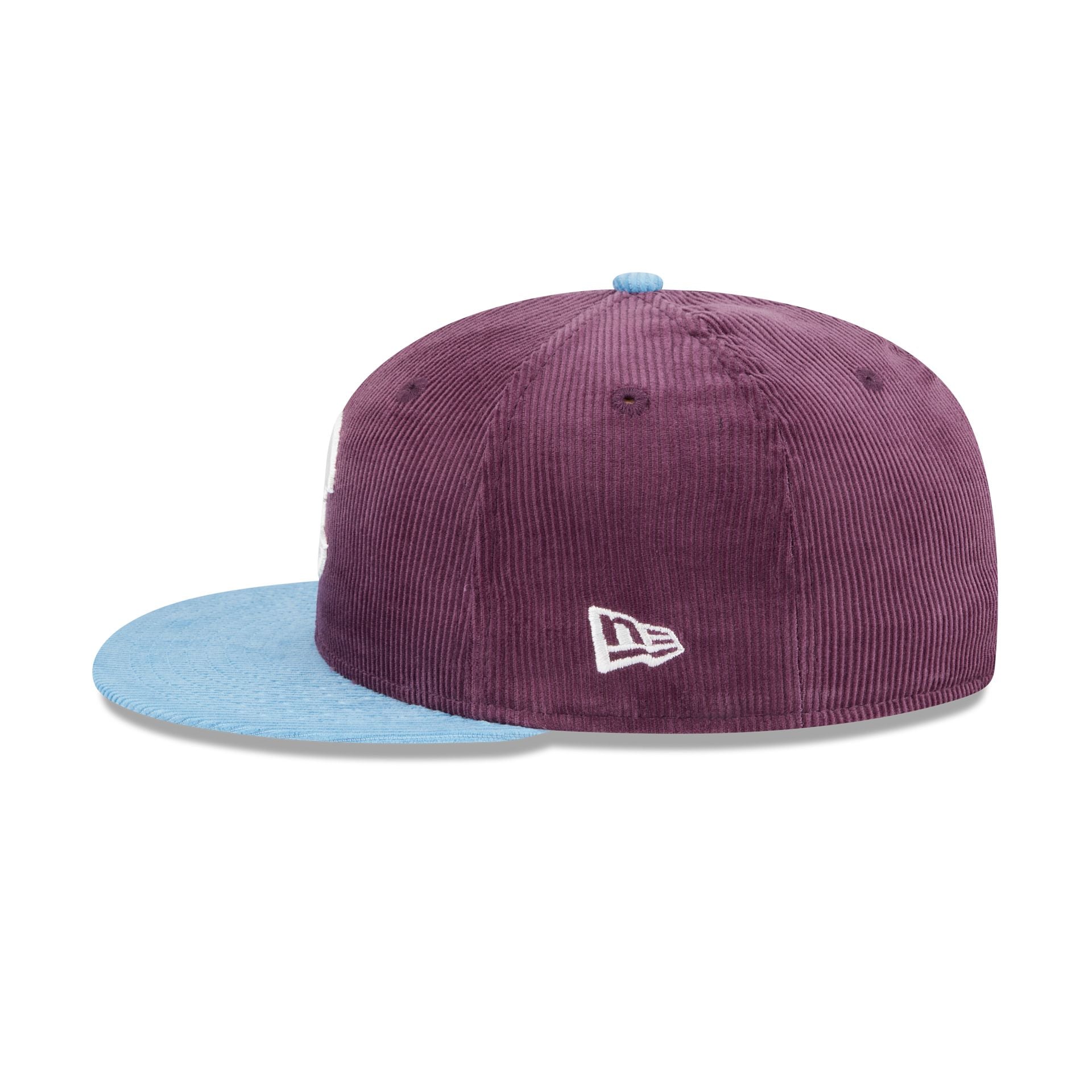 Deportivo Toluca FC Plum Corduroy 59FIFTY Fitted Hat - Image 4