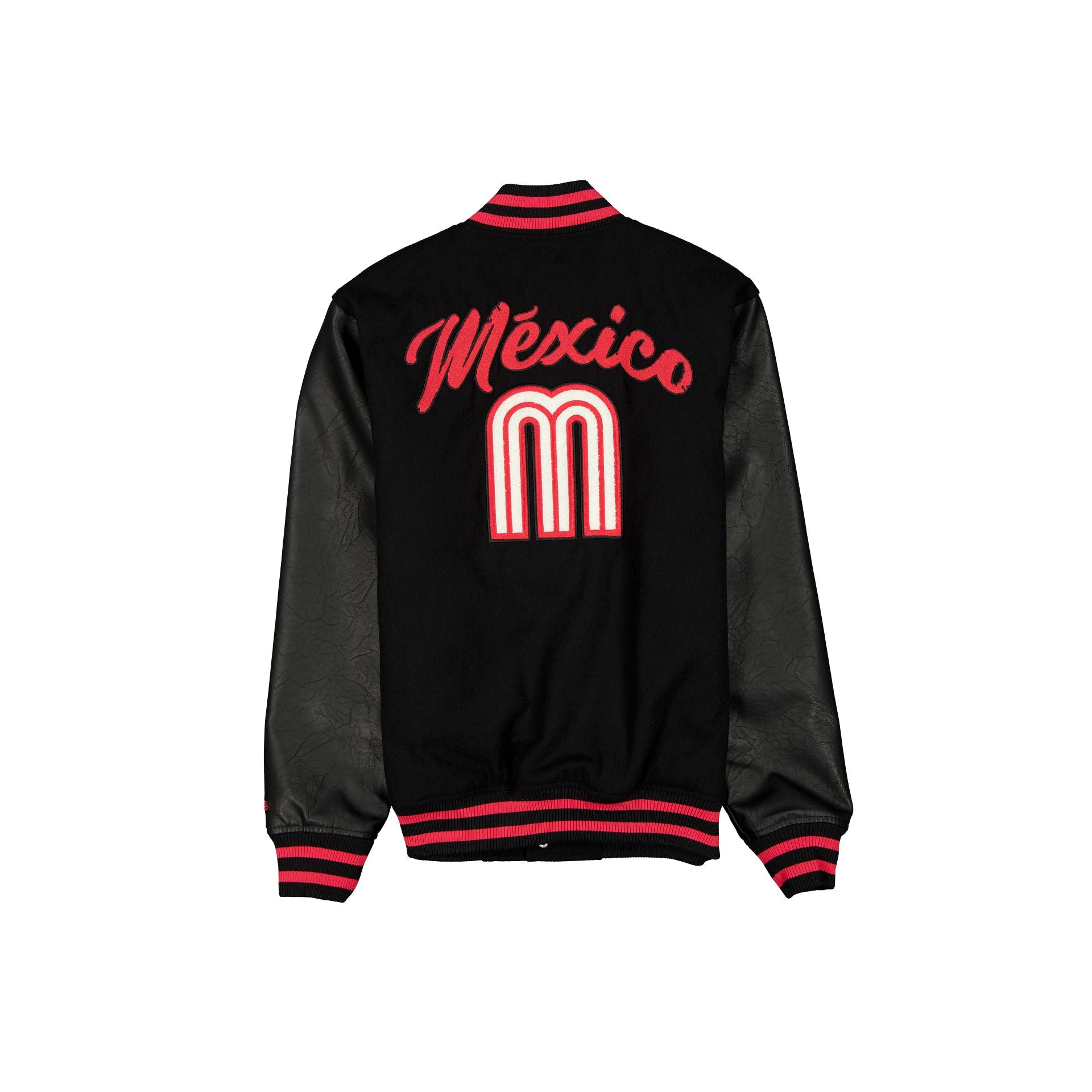 Mexico Baseball Black Bomber Jacket - Image 2