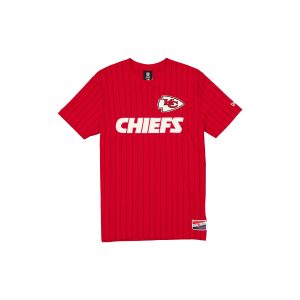 Kansas City Chiefs Throwback Retro Pinstripe T-Shirt