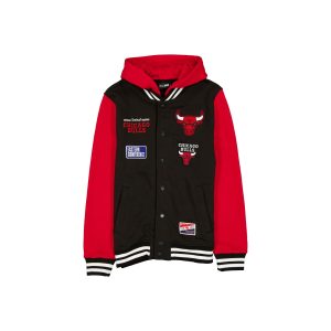Chicago Bulls Throwback Black Jacket