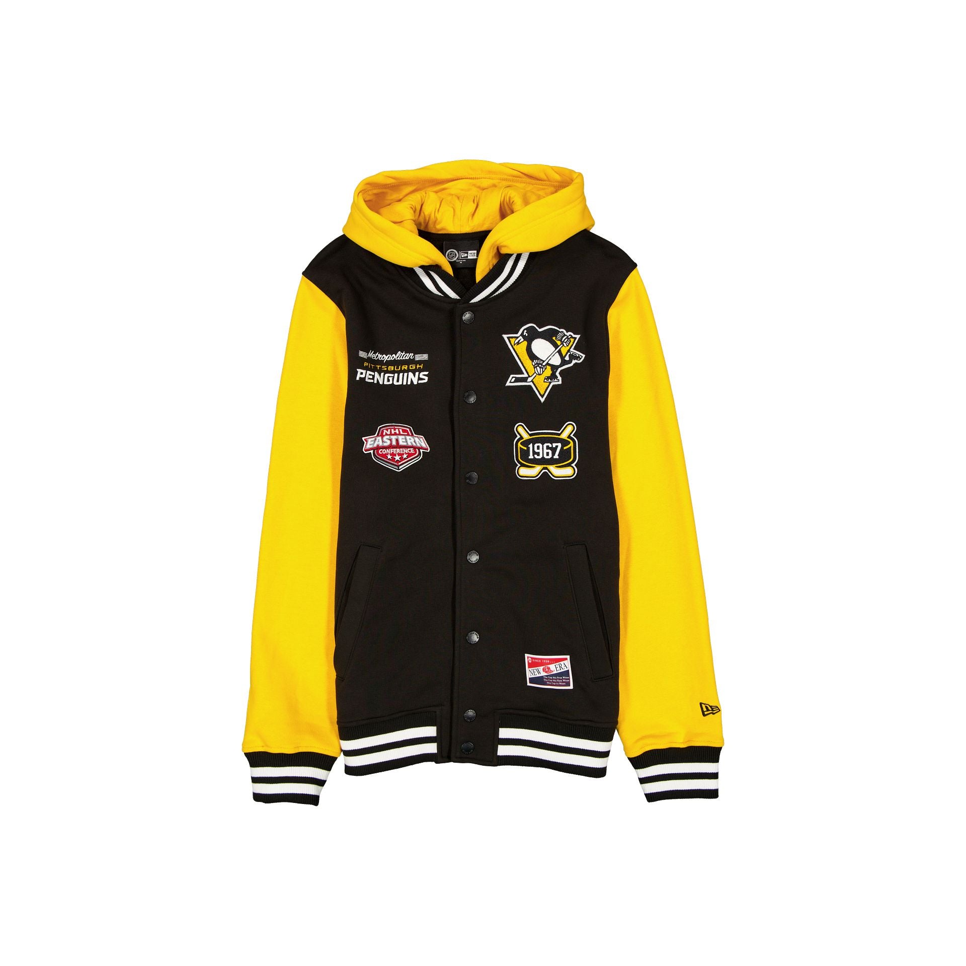 Pittsburgh Penguins Throwback Black Jacket - Image 2