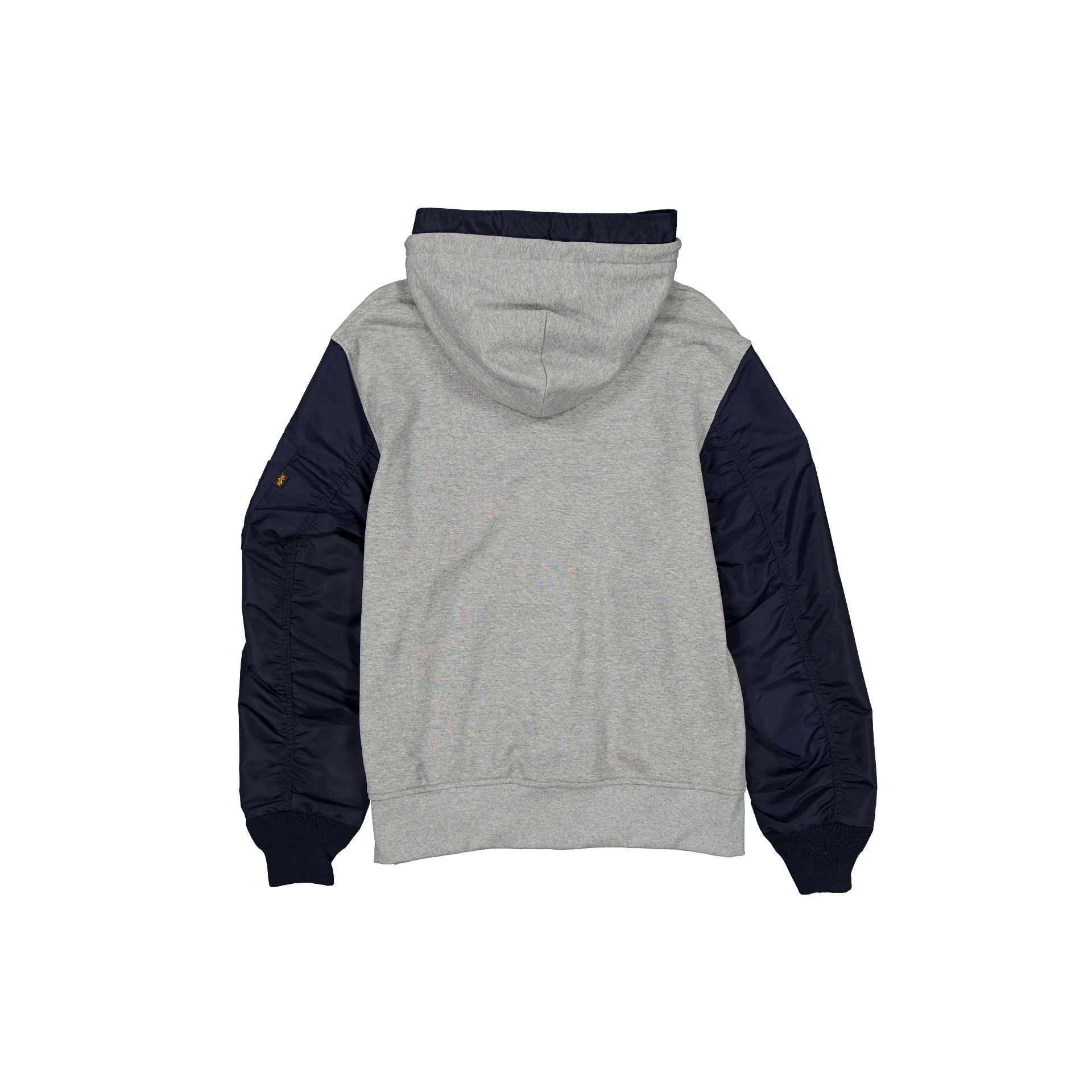 Alpha Industries x Houston Astros Gray MA-1 Full Zip Fleece Jacket - Image 2