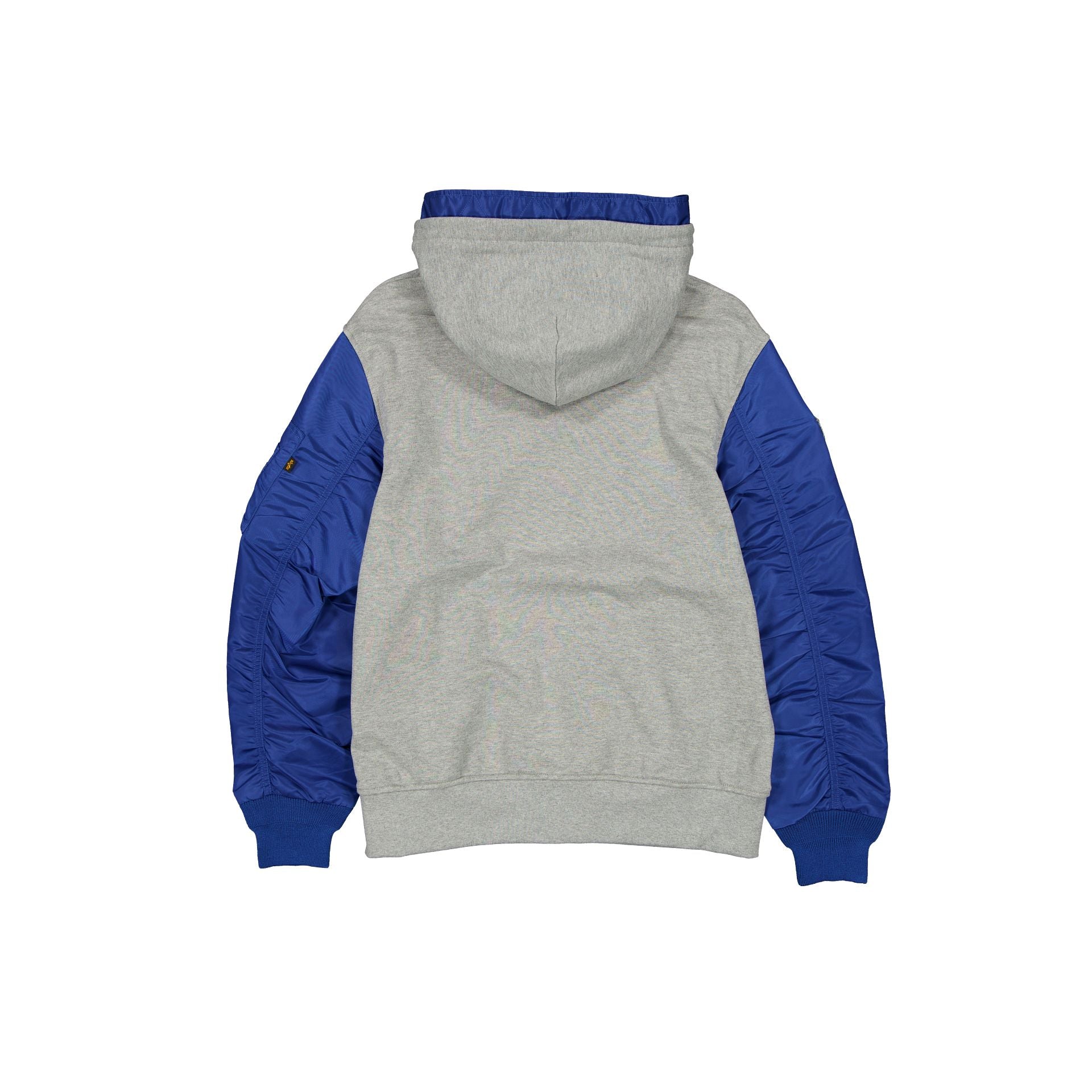 Alpha Industries x Los Angeles Dodgers Gray MA-1 Full Zip Fleece Jacket - Image 2