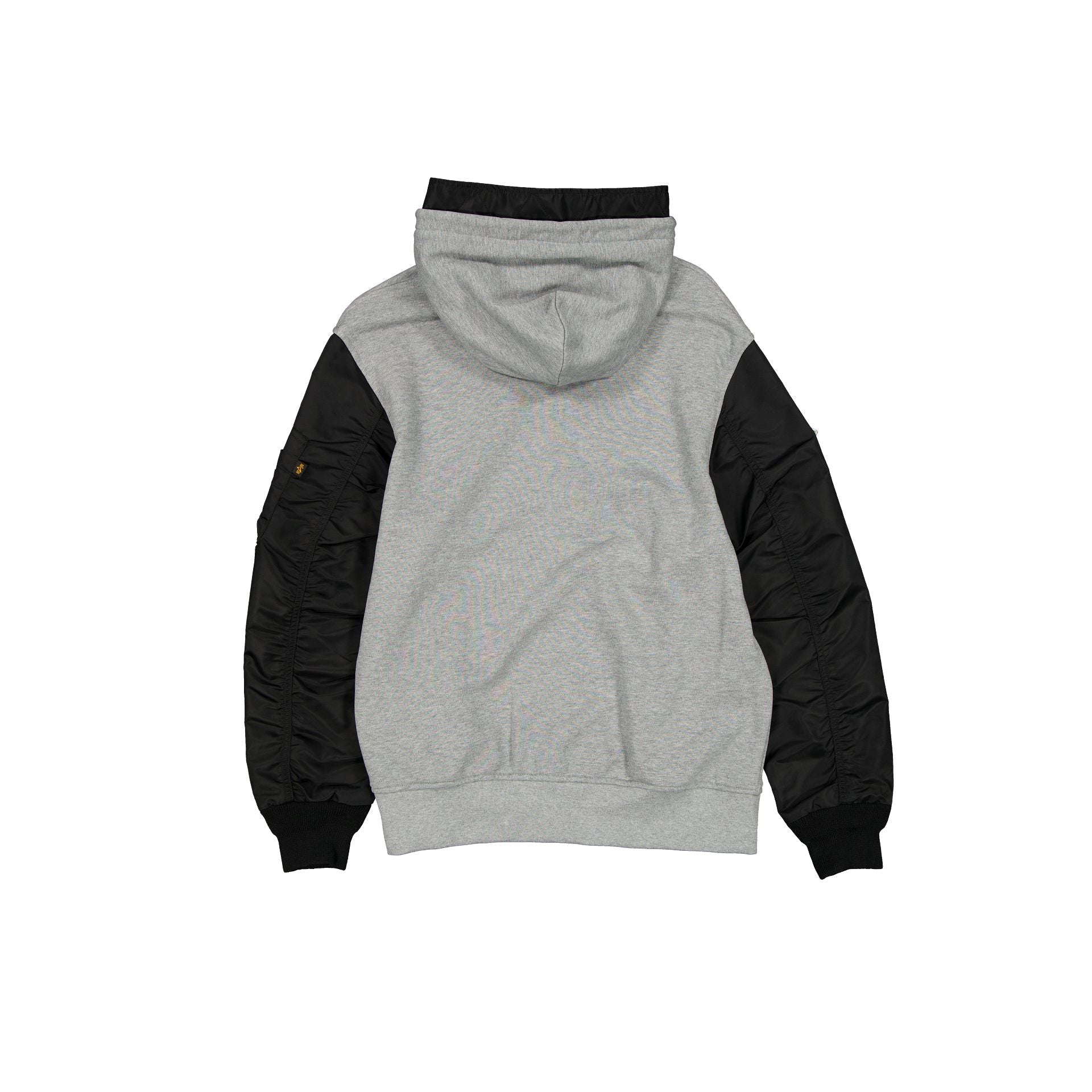 Alpha Industries x Las Vegas Raiders Historic Gray MA-1 Full Zip Fleece Jacket - Image 2