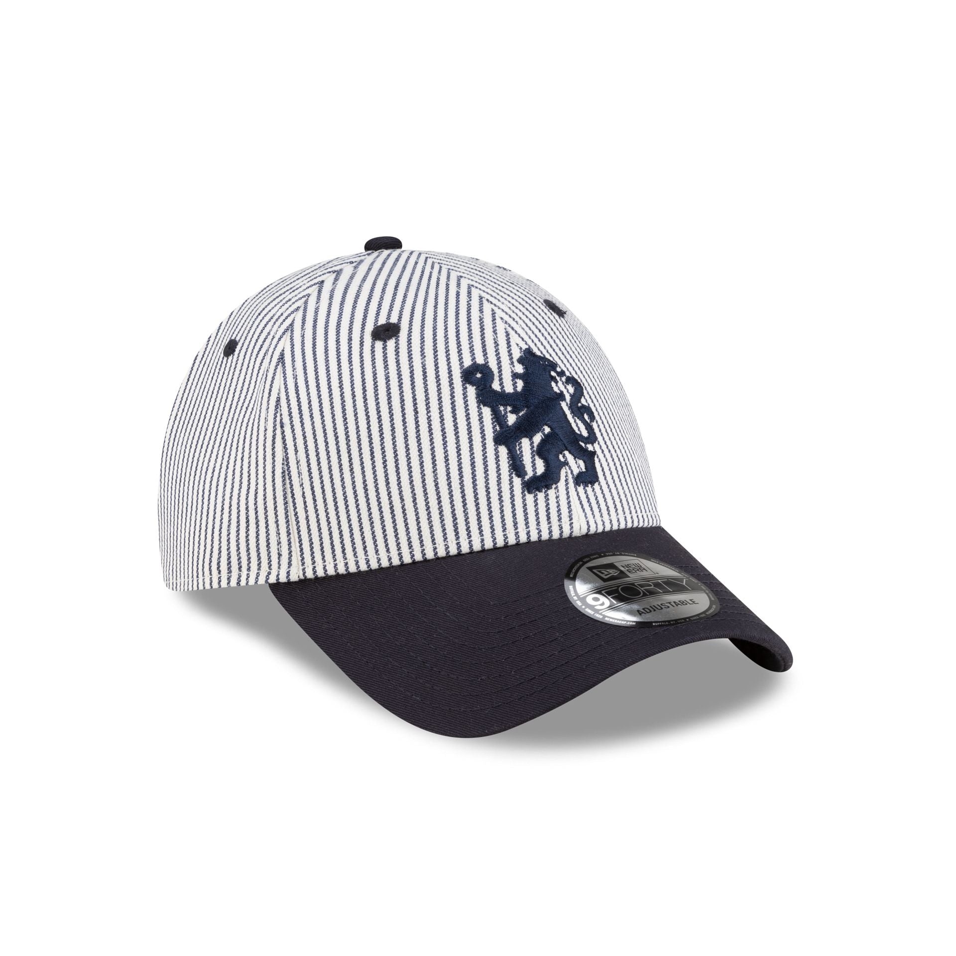 Chelsea FC Pinstripe 9FORTY Adjustable Hat - Image 3