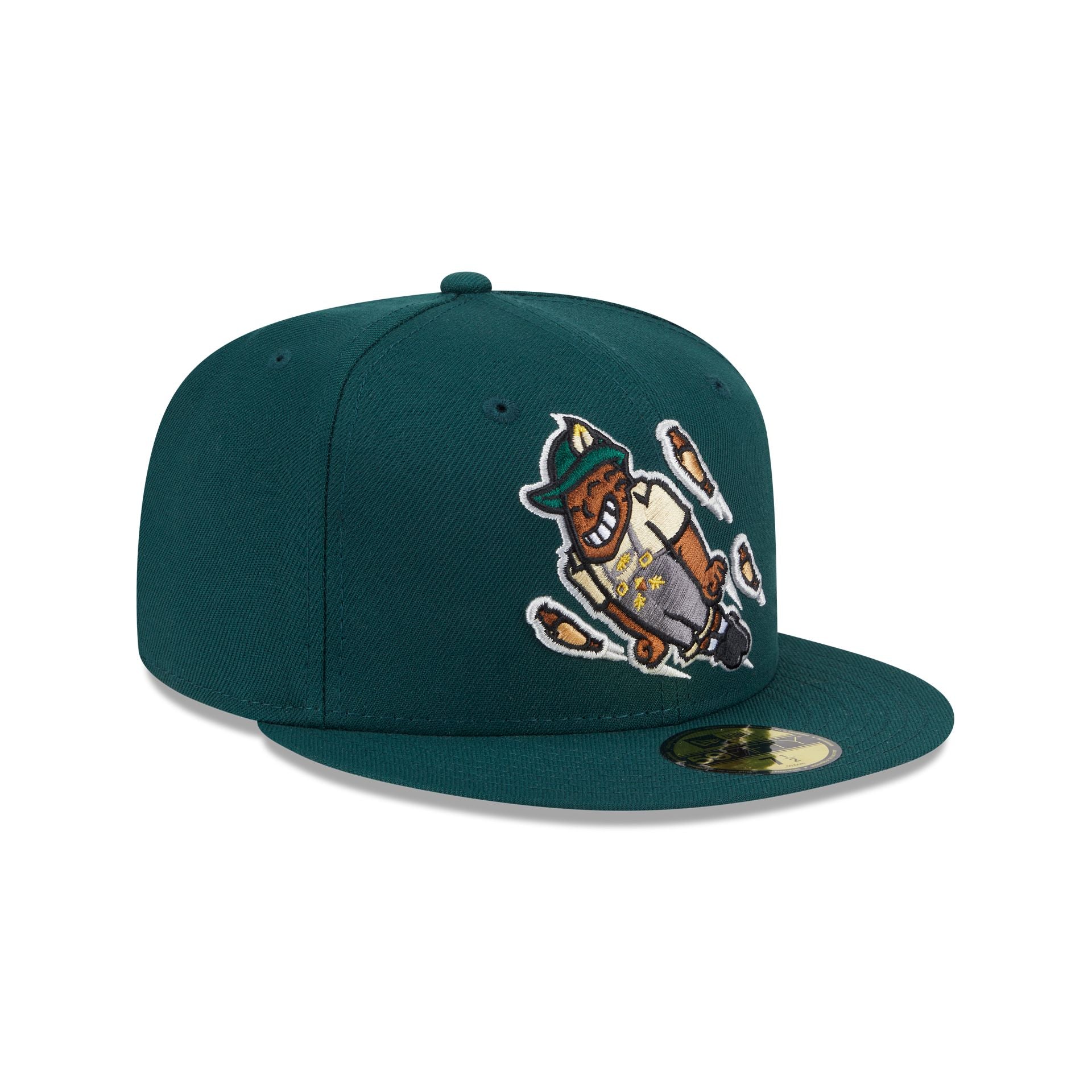 Wisconsin Timber Rattlers Theme Night Black 59FIFTY Fitted Hat - Image 3