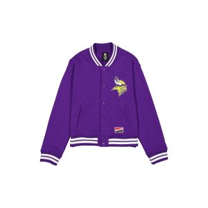 Minnesota Vikings Throwback Women's Snap Front Jacket