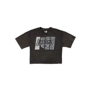 Los Angeles Kings Sport Night Black Cropped Women's T-Shirt