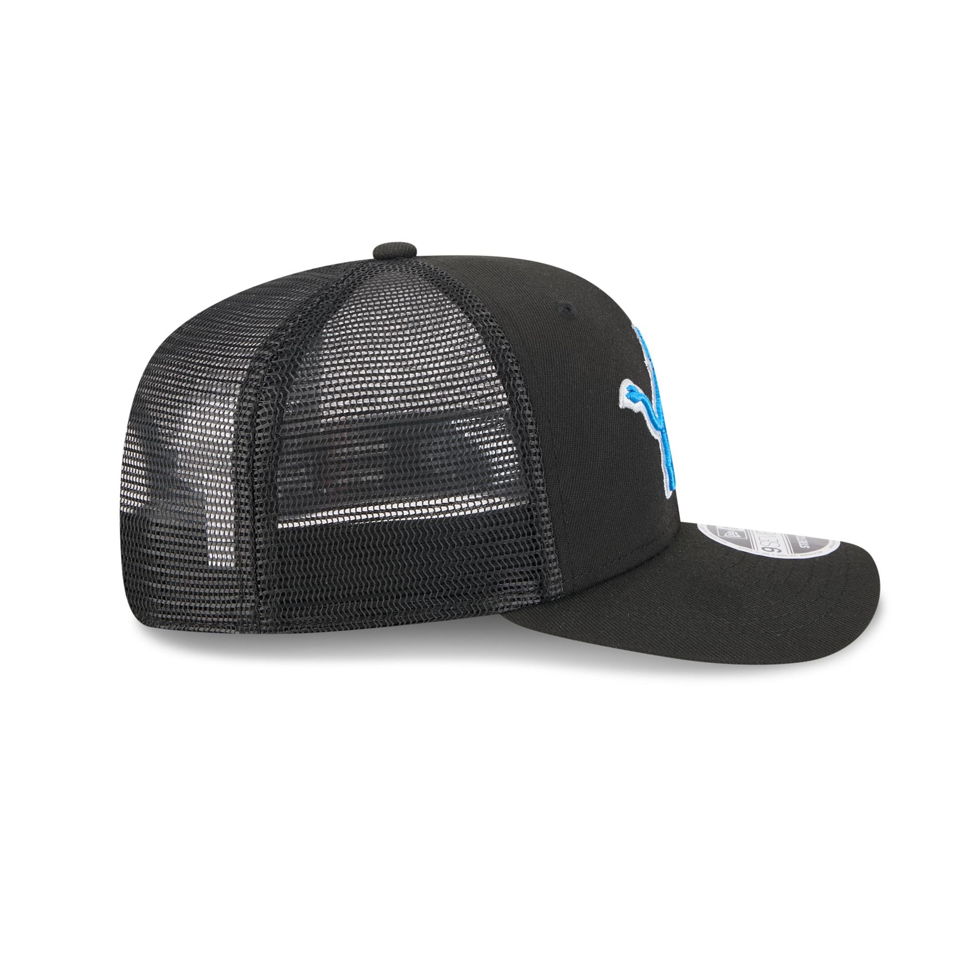 Detroit Lions Team Black 9SEVENTY Trucker Hat - Image 5