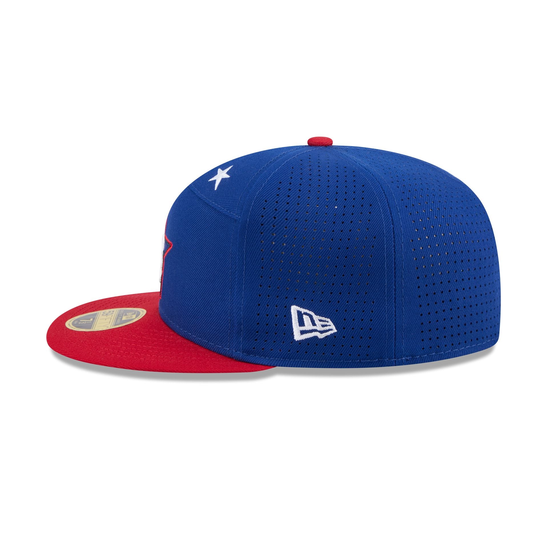 Los Angeles Dodgers 2025 All-Star Game Workout Split Panel 59FIFTY Fitted Hat - Image 5