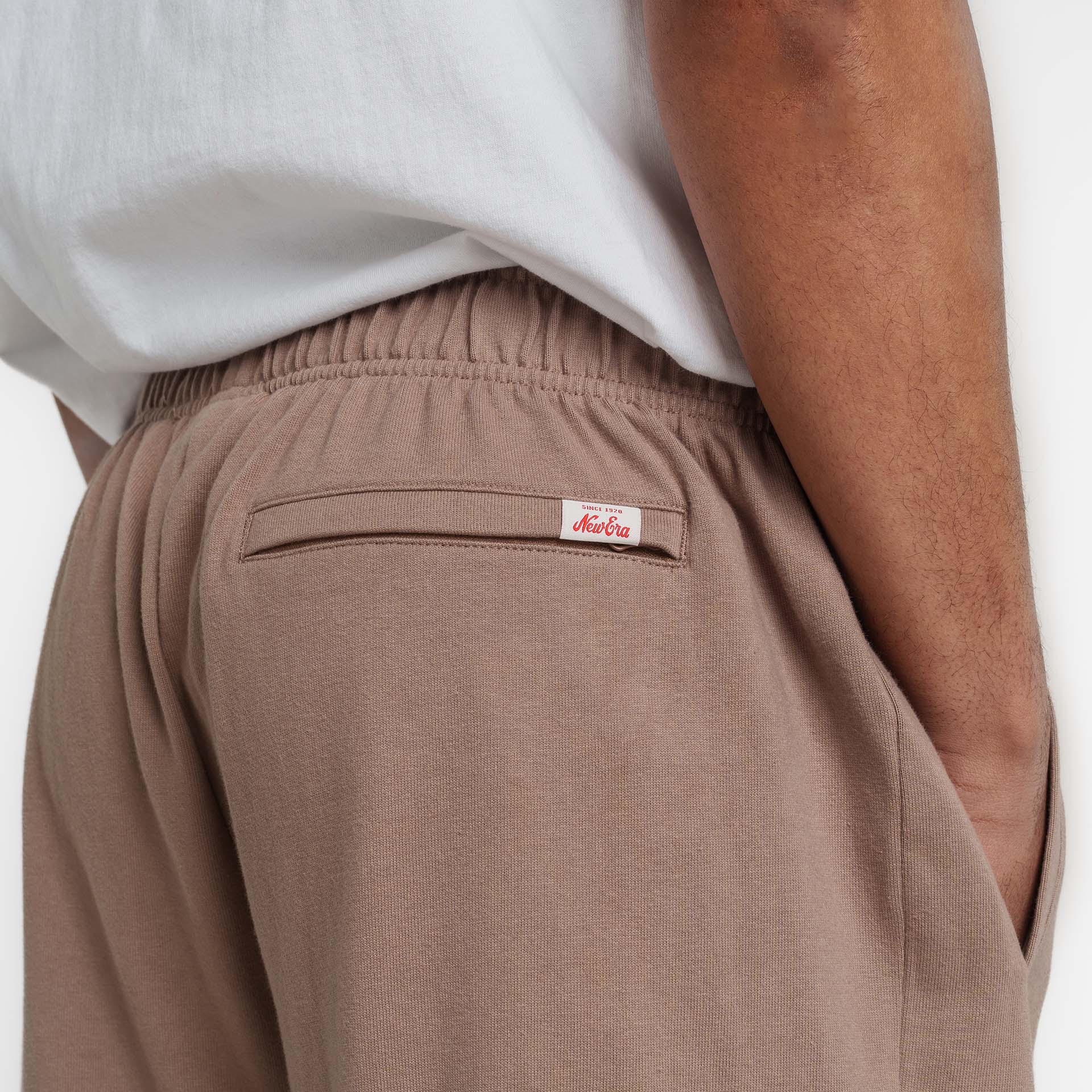 New Era Branded Alden Taupe Gray Sweatpants - Image 4