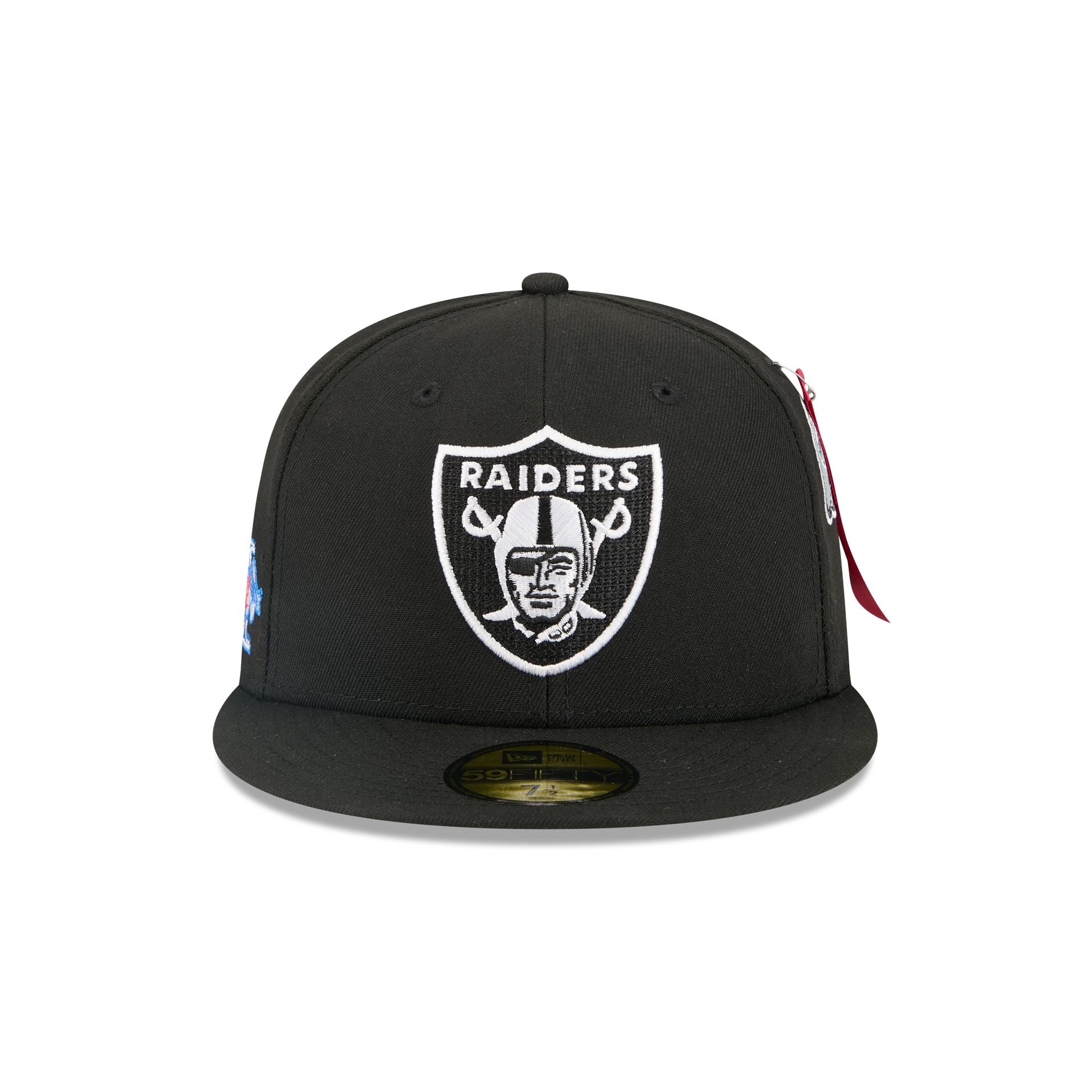 Alpha Industries x Las Vegas Raiders Black 59FIFTY Fitted Hat - Image 2