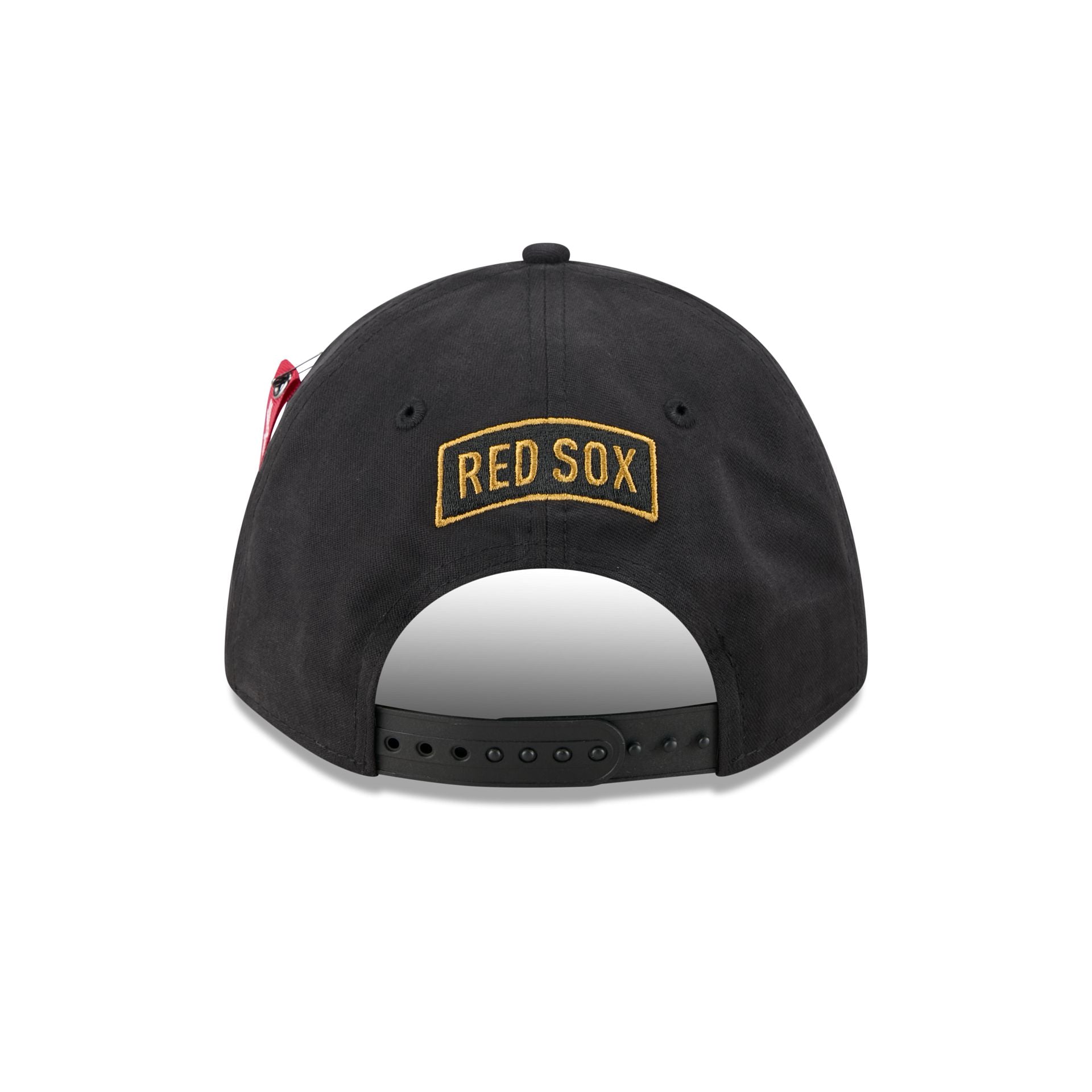 Alpha Industries x Boston Red Sox Black 9FORTY M-Crown A-Frame Snapback Hat - Image 6