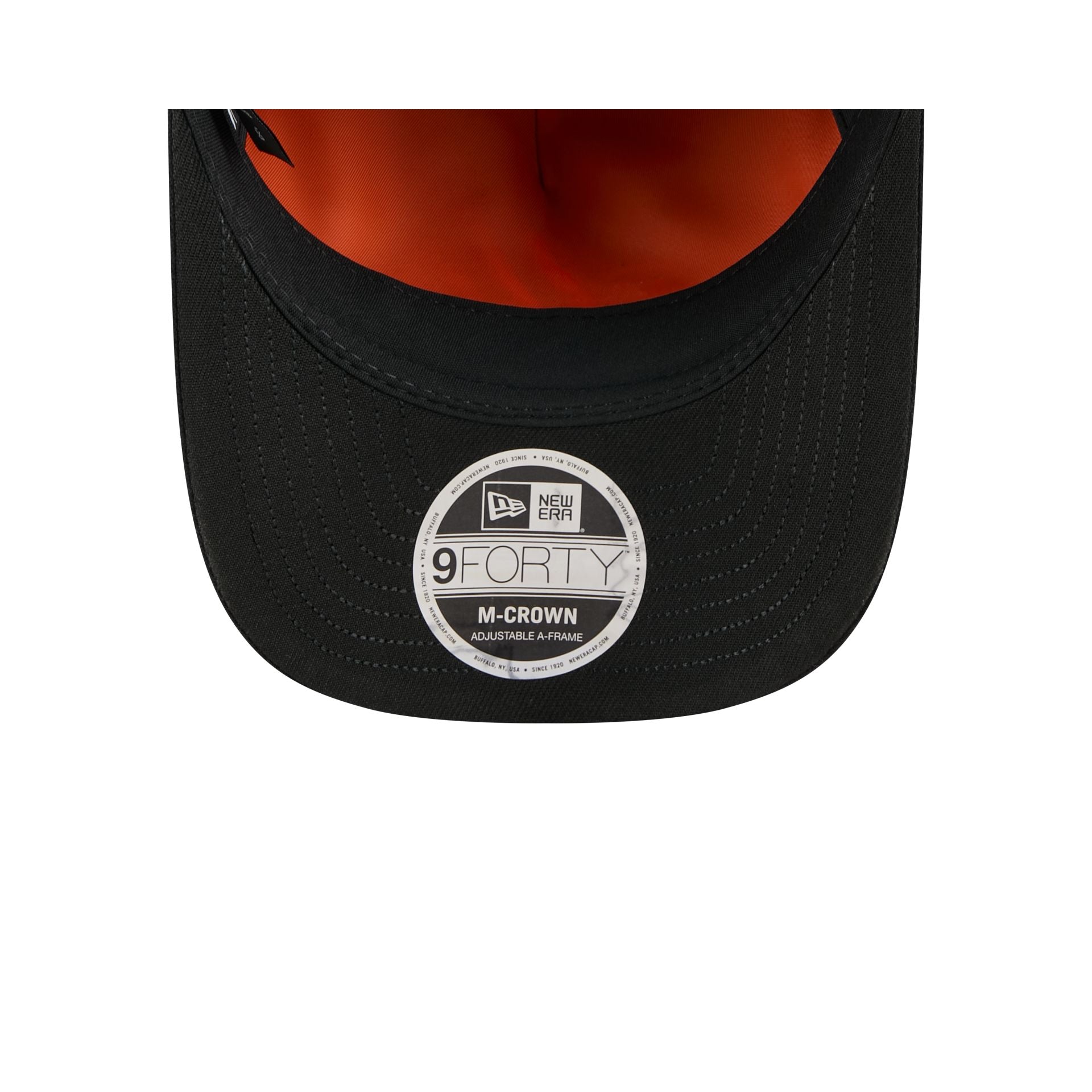 Alpha Industries x Montreal Expos Black 9FORTY M-Crown A-Frame Snapback Hat - Image 7