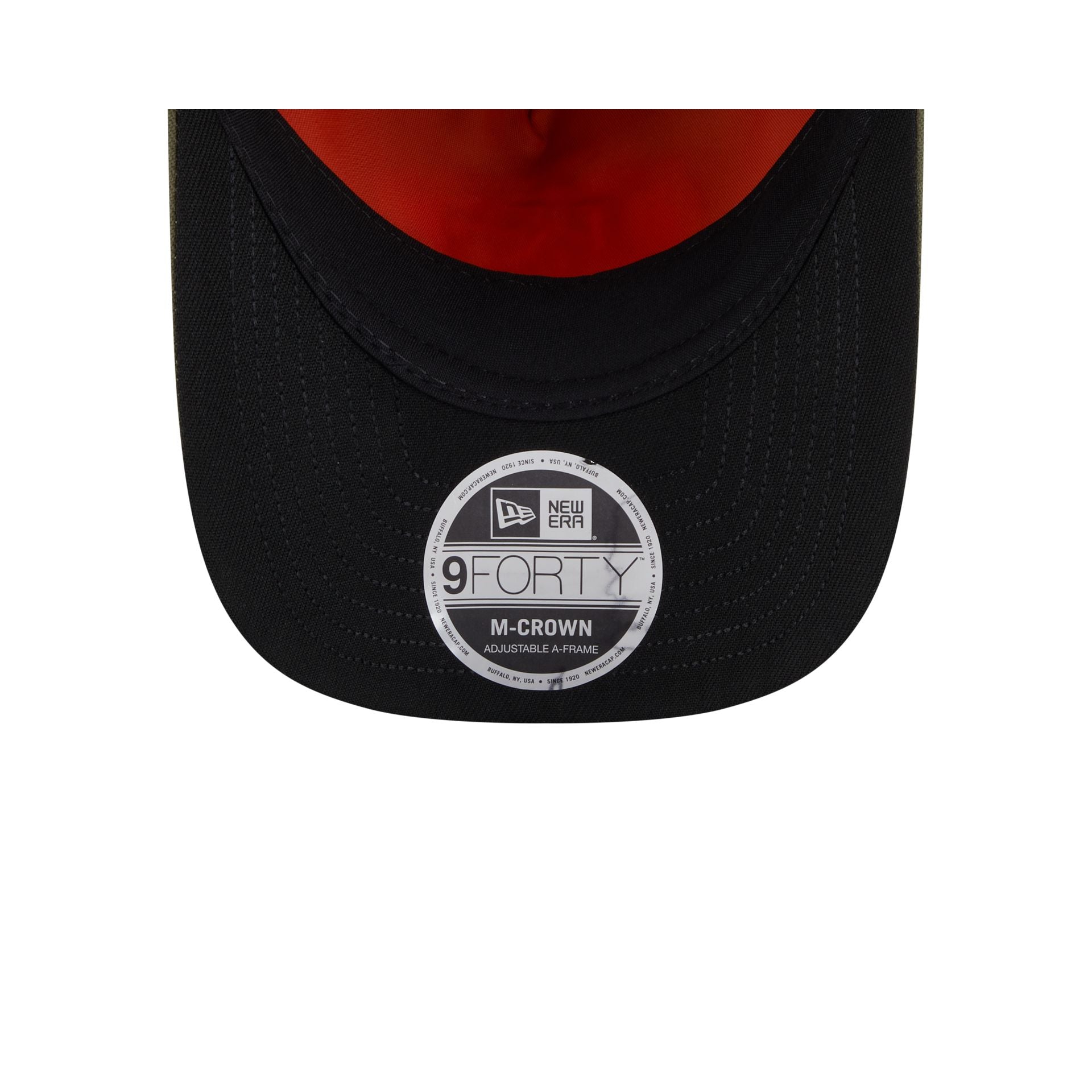 Alpha Industries x Kansas City Chiefs Olive Green 9FORTY M-Crown A-Frame Snapback Hat - Image 7