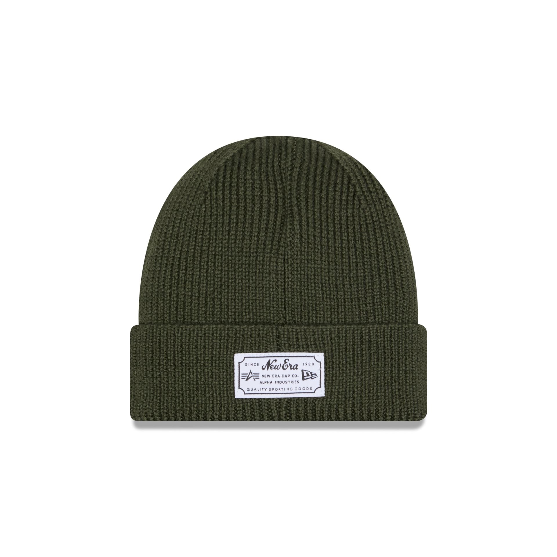 Alpha Industries x Dallas Cowboys Olive Green Cuff Knit Hat - Image 3