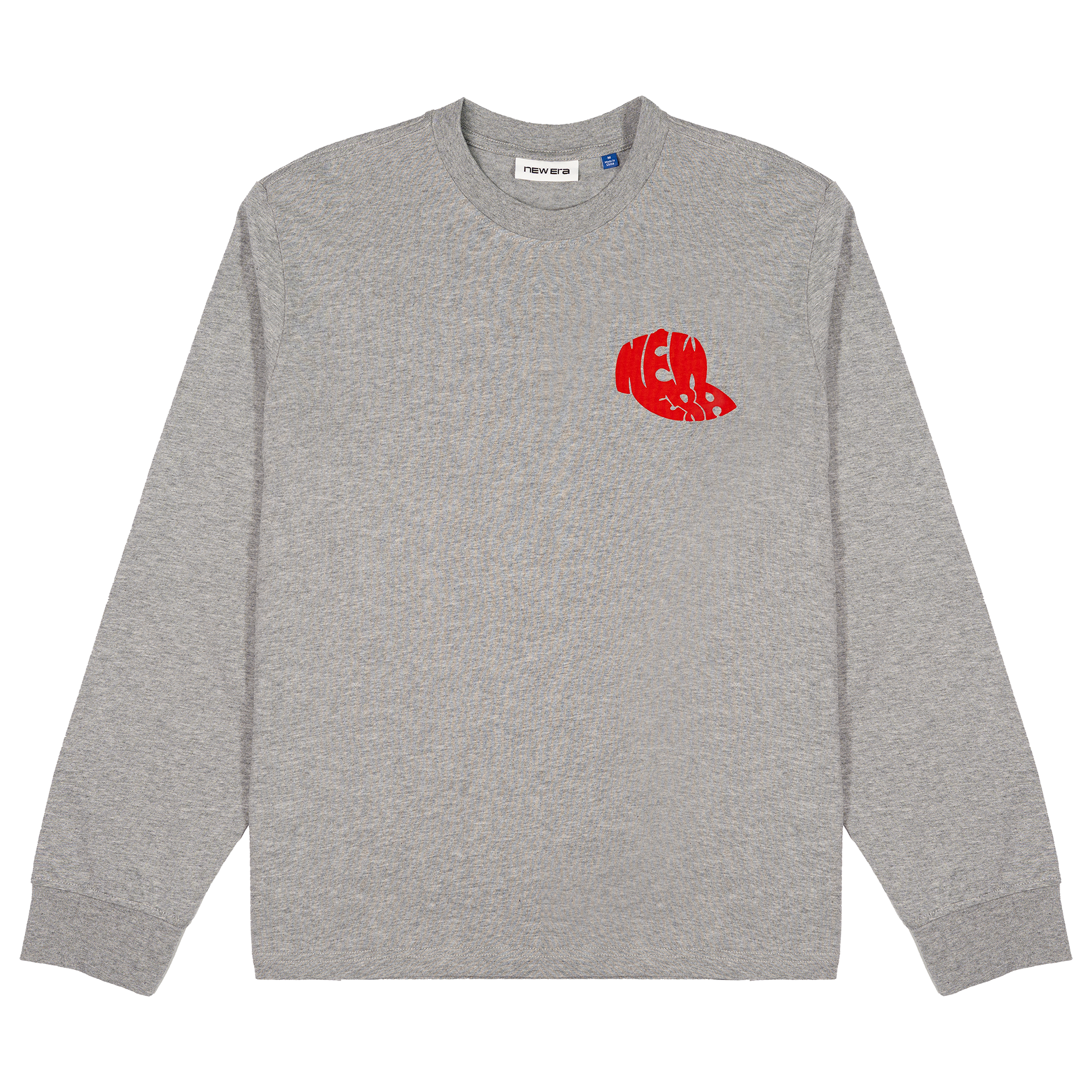 New Era Branded 59FIFTY Archivist Heather Gray Long Sleeve T-Shirt