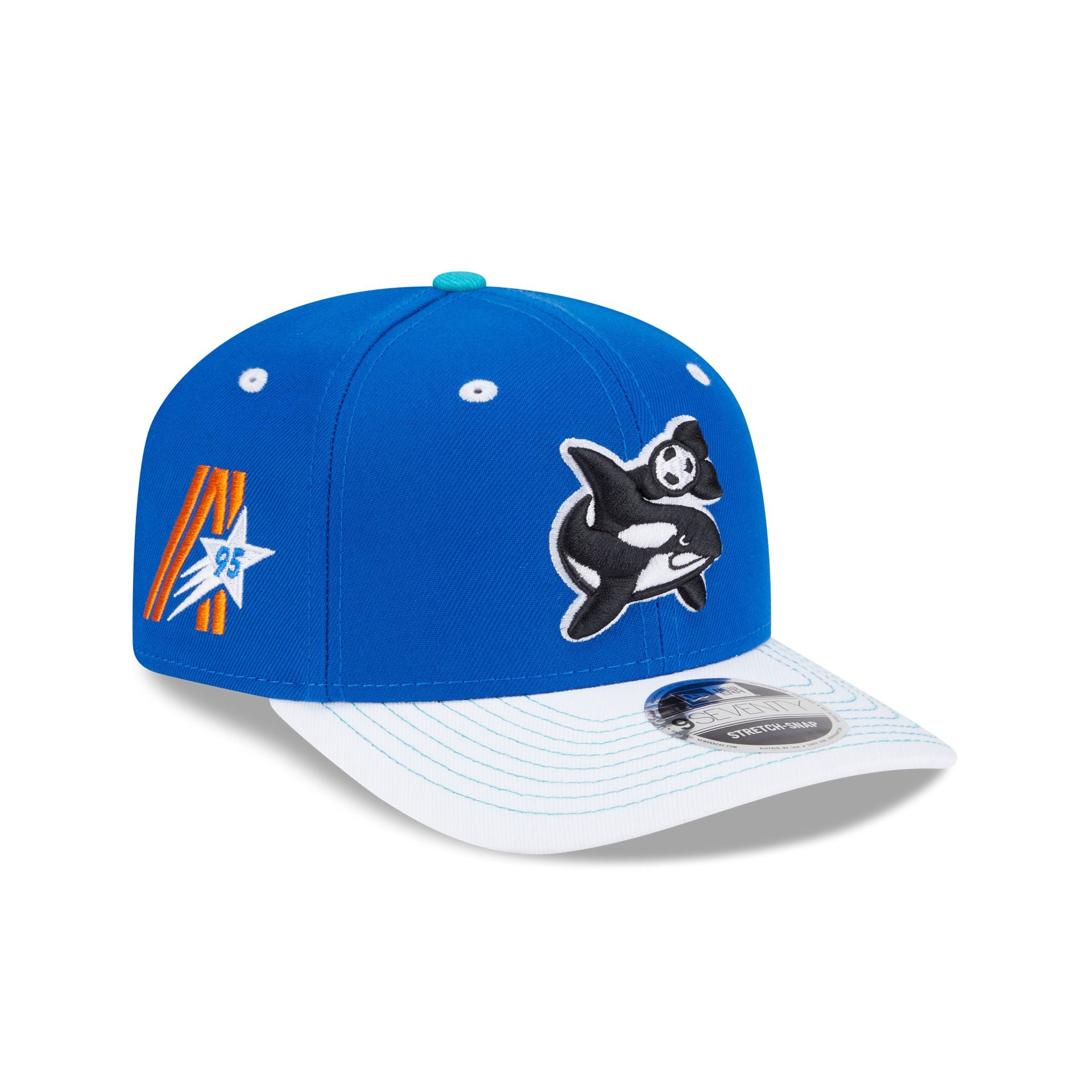 Seattle Sounders 2025 Jersey Hook Blue 9SEVENTY Stretch-Snap Hat