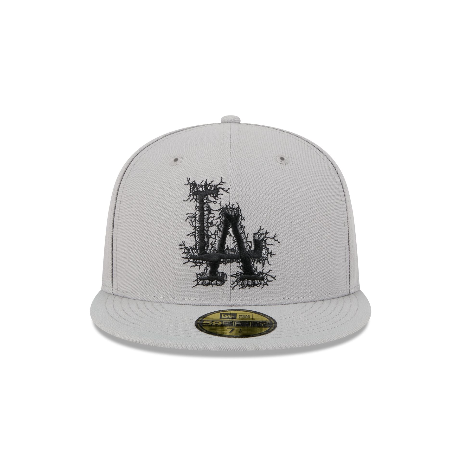 Los Angeles Dodgers Cracked Cement 59FIFTY Fitted Hat - Image 2