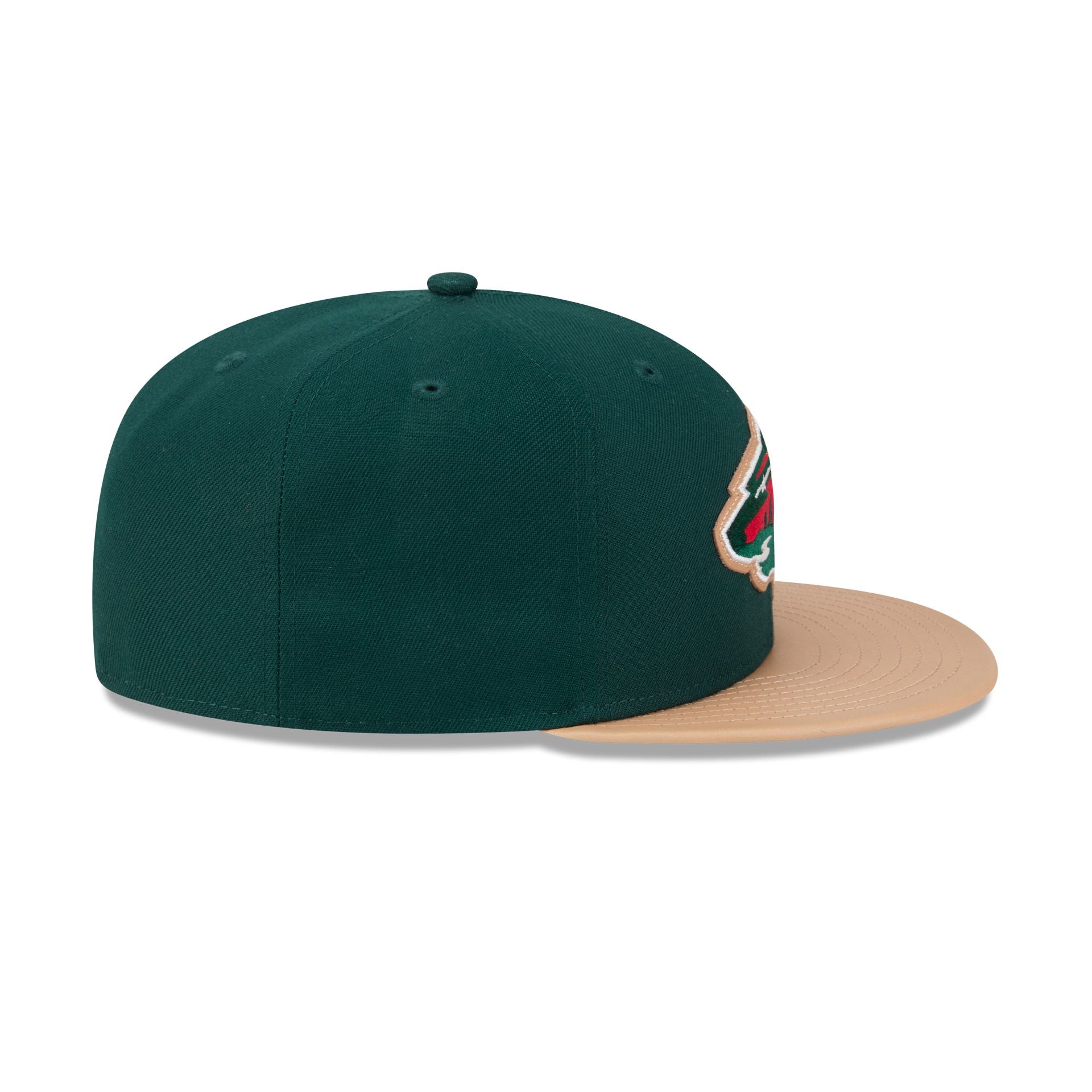 Minnesota Wild Leather Visor 59FIFTY Fitted Hat - Image 5