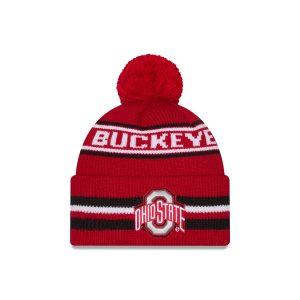 Ohio State Buckeyes Classic Pom Knit Hat