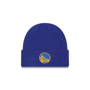 Golden State Warriors Waffle Stitch Knit Beanie Hat