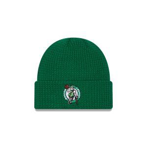 Boston Celtics Waffle Stitch Knit Beanie Hat