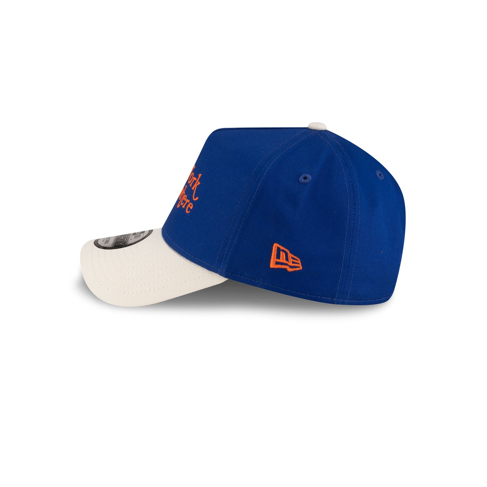 New York or Nowhere x New York Mets Light Royal Wordmark 9FORTY A-Frame Snapback Hat - Image 5
