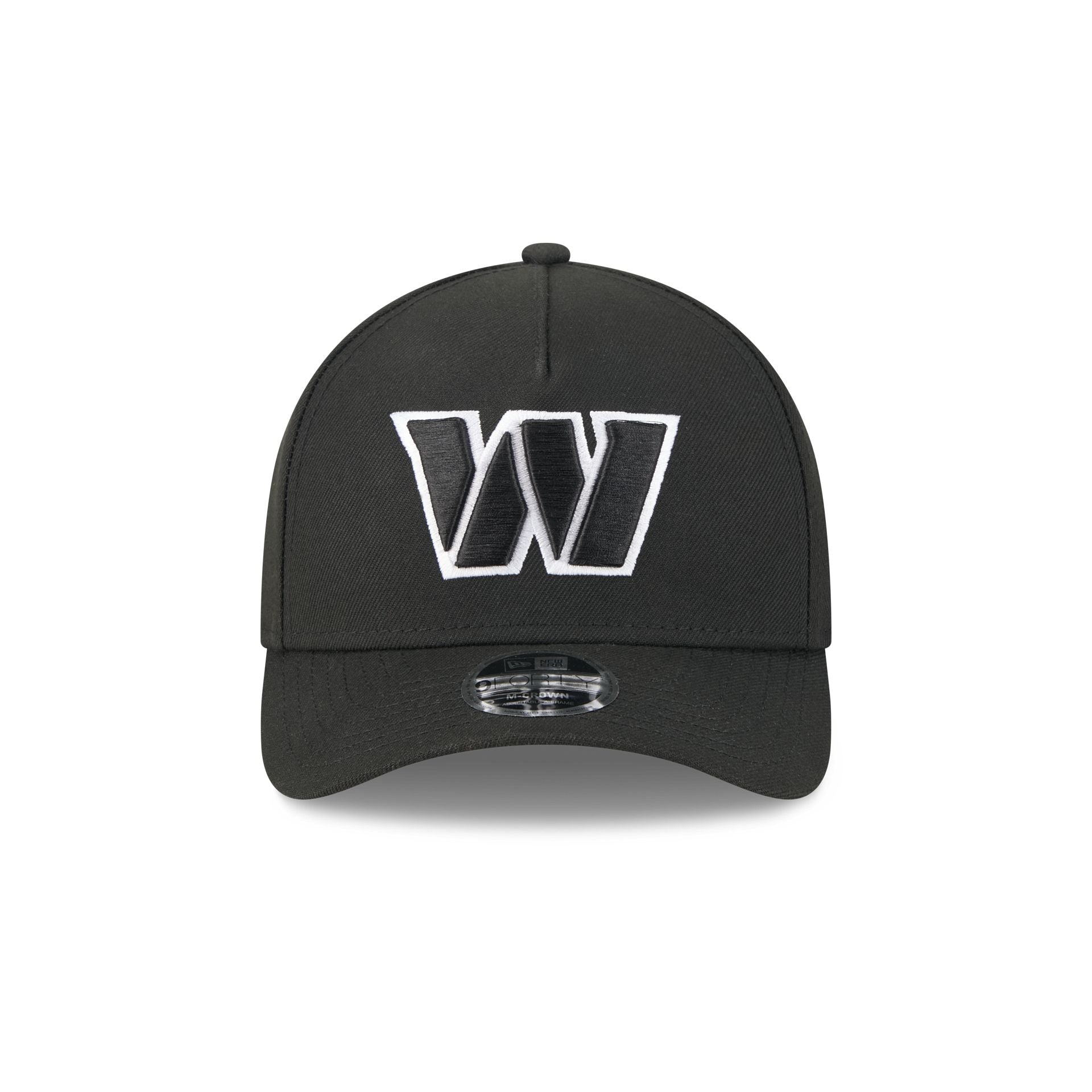 Washington Commanders Black & White 9FORTY M-Crown A-Frame Snapback Hat - Image 2