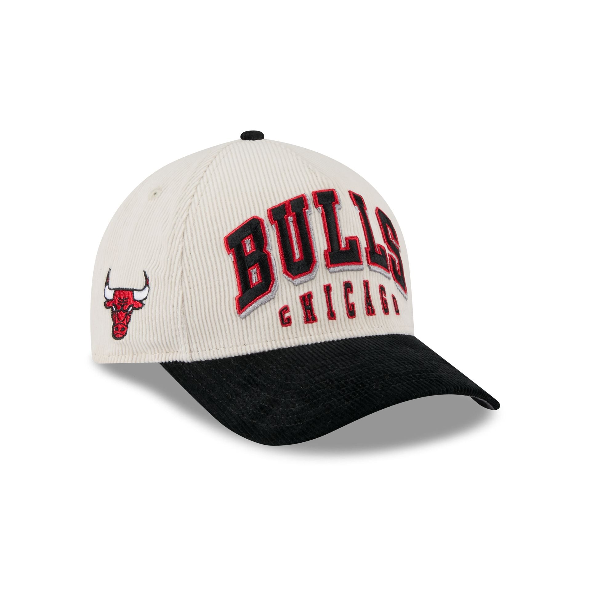 Chicago Bulls Stacked Corduroy 9FORTY M-Crown A-Frame Snapback Hat