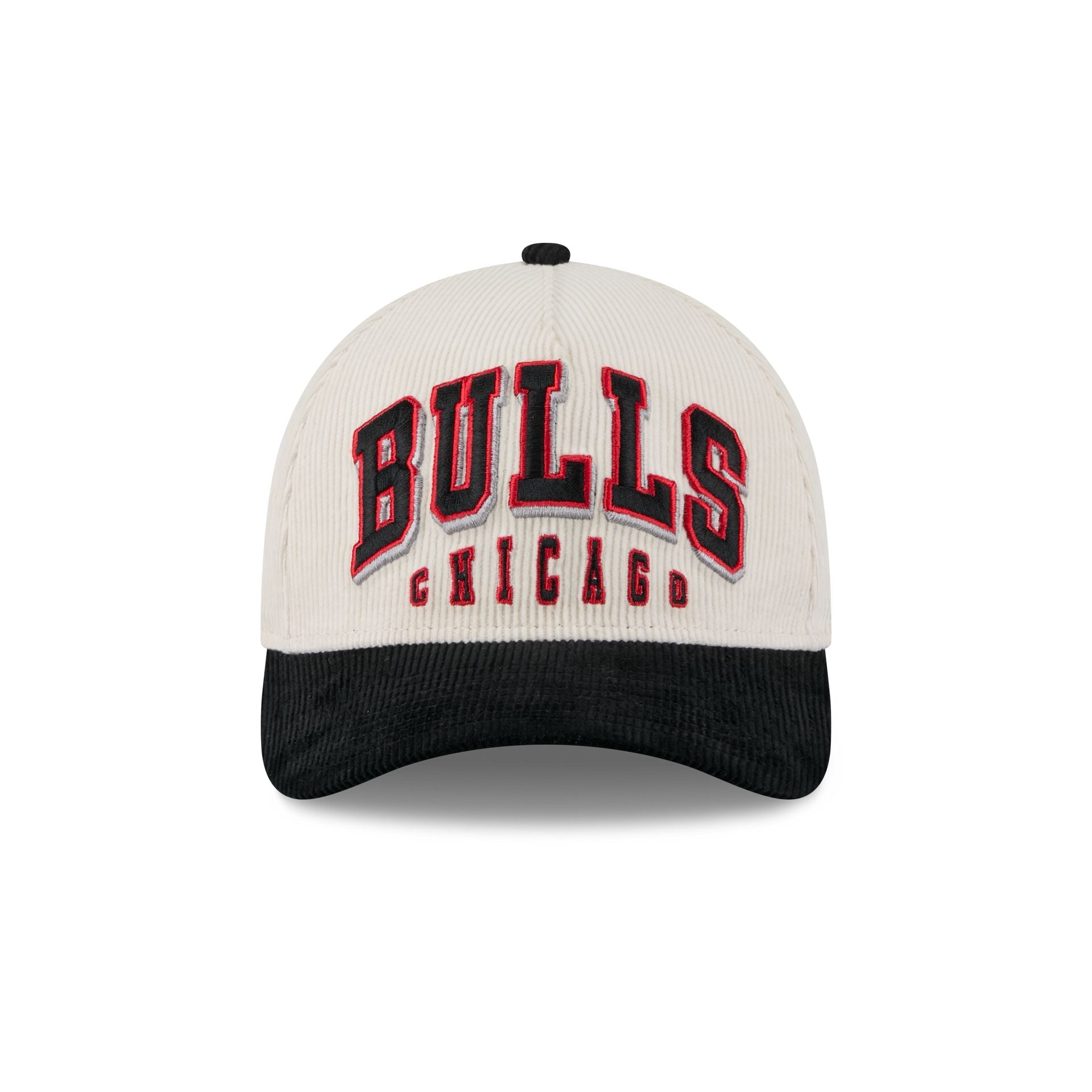 Chicago Bulls Stacked Corduroy 9FORTY M-Crown A-Frame Snapback Hat - Image 2