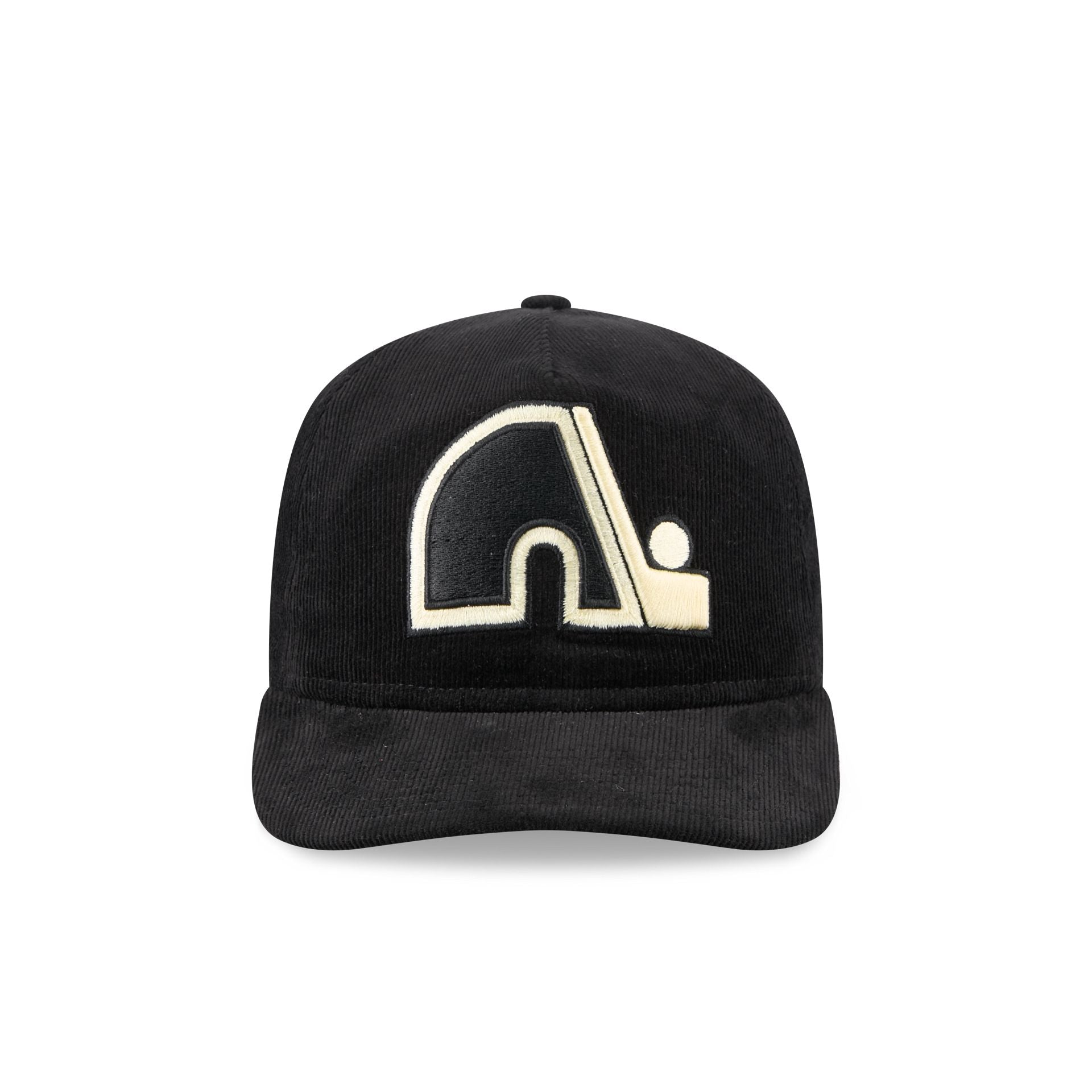 Quebec Nordiques Nostalgic Black Corduroy 19TWENTY Adjustable Hat - Image 2