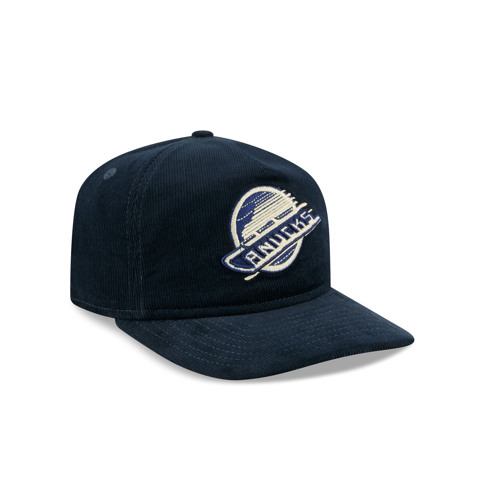 Vancouver Canucks Nostalgic Navy Corduroy 19TWENTY Adjustable Hat - Image 3