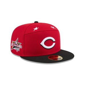 Cincinnati Reds 2025 All-Star Game Split Panel 59FIFTY Fitted Hat