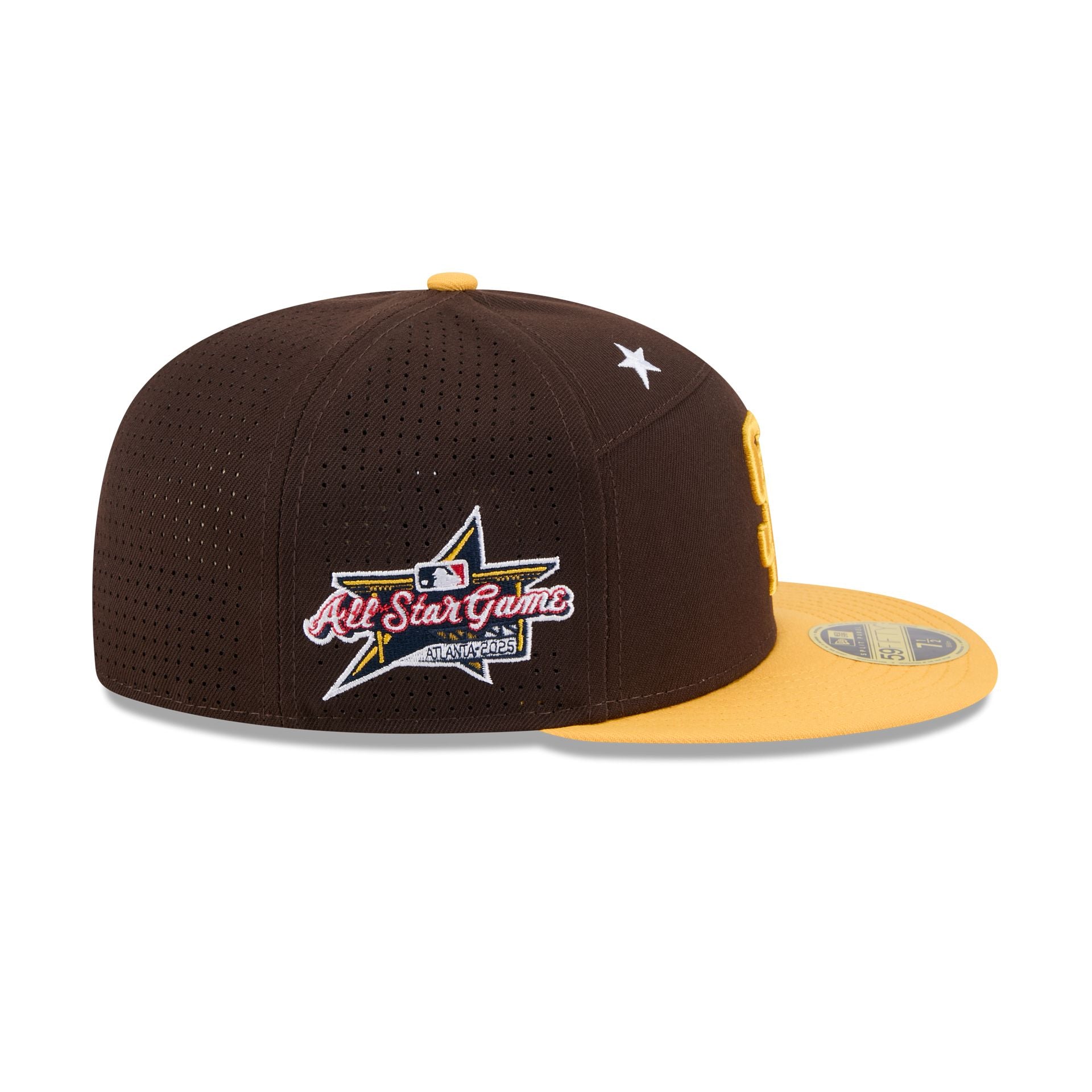 San Diego Padres 2025 All-Star Game Split Panel 59FIFTY Fitted Hat - Image 4
