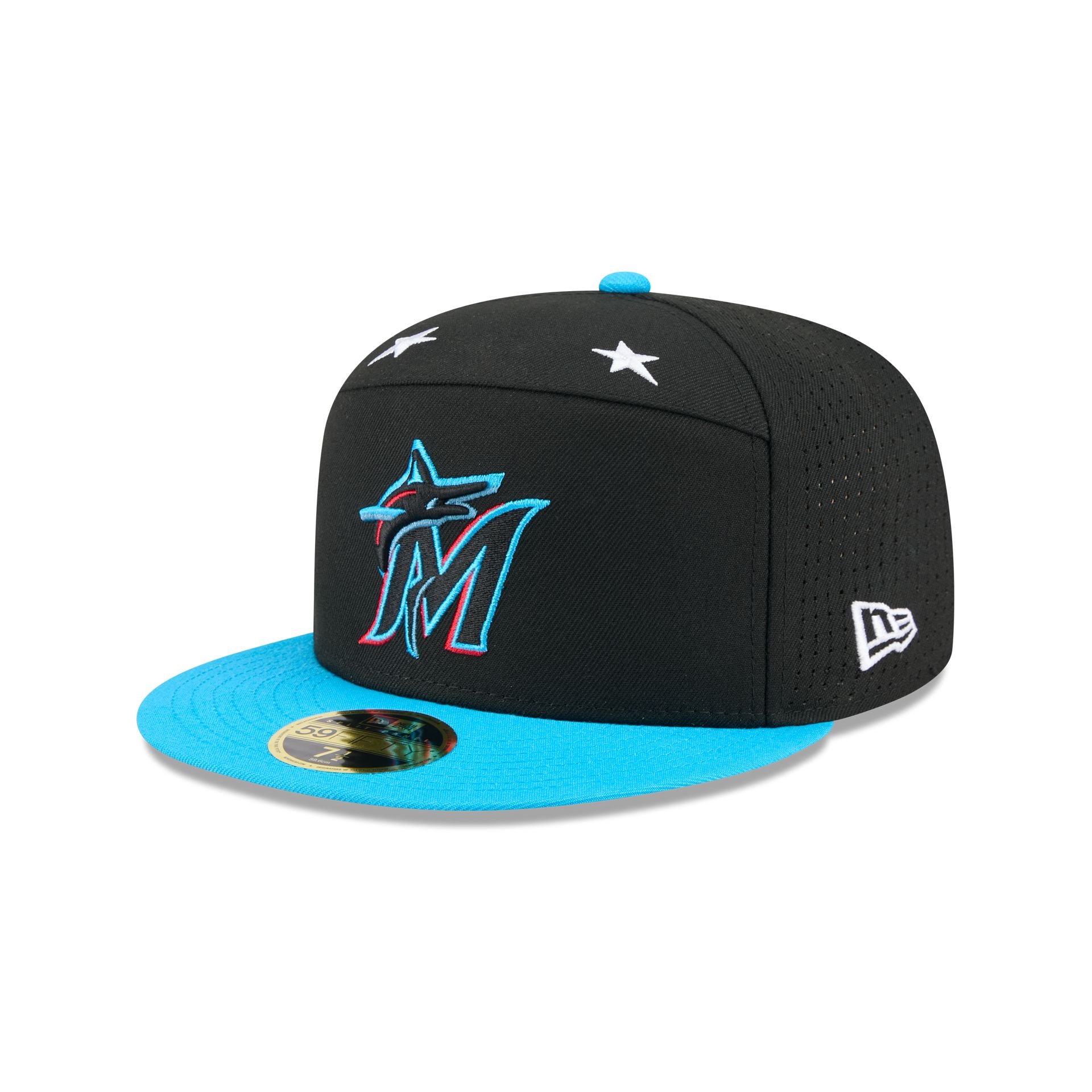 Miami Marlins 2025 All-Star Game Split Panel 59FIFTY Fitted Hat - Image 3