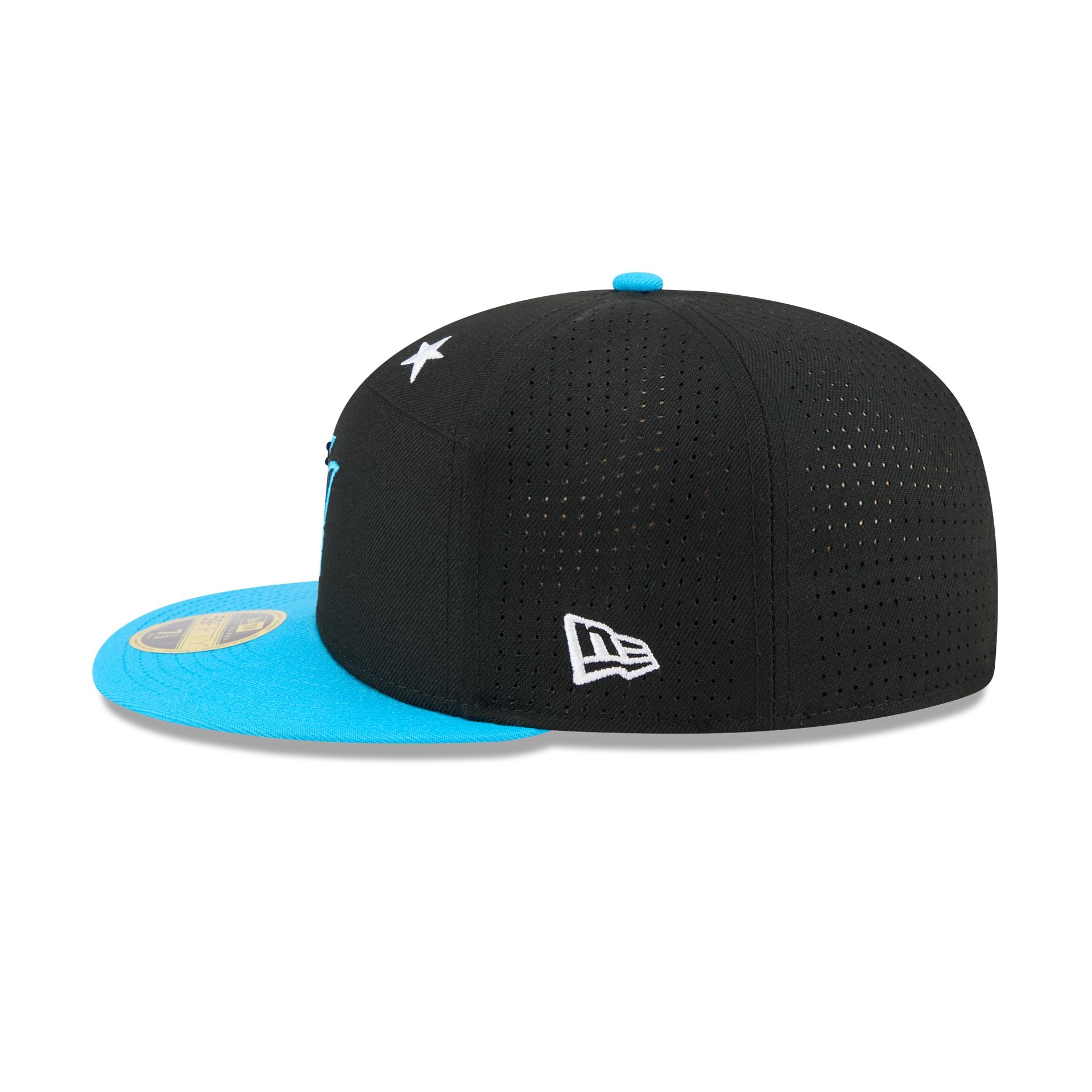 Miami Marlins 2025 All-Star Game Split Panel 59FIFTY Fitted Hat - Image 5